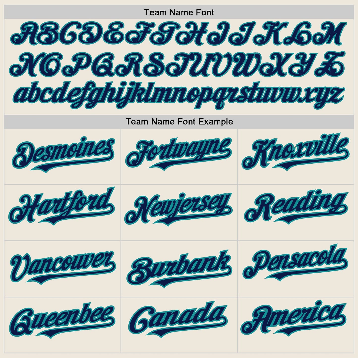 Custom Cream Teal Pinstripe Navy Two-Button Unisex Softball Jersey view 4