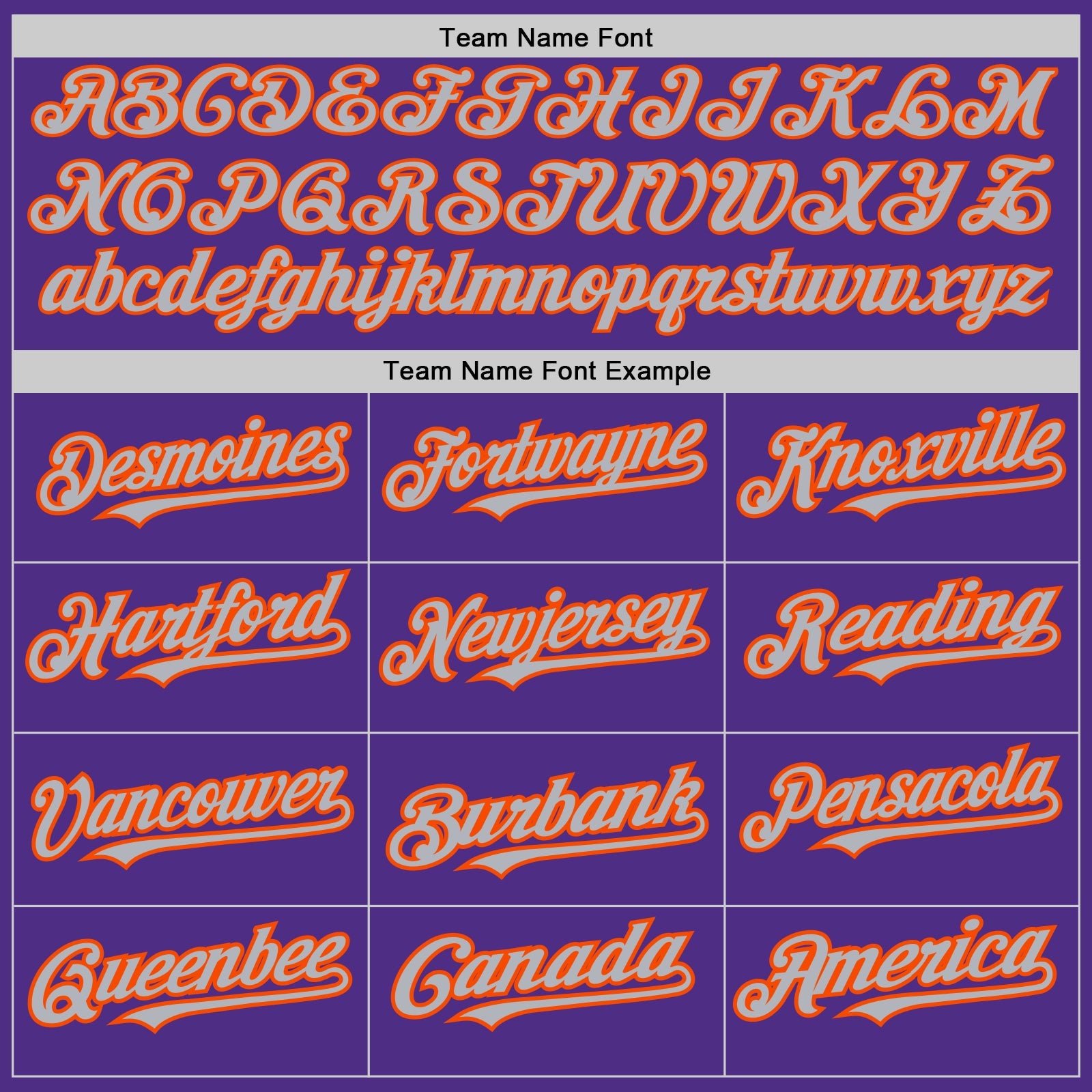 Custom Purple Orange Pinstripe Gray Two-Button Unisex Softball Jersey view 4