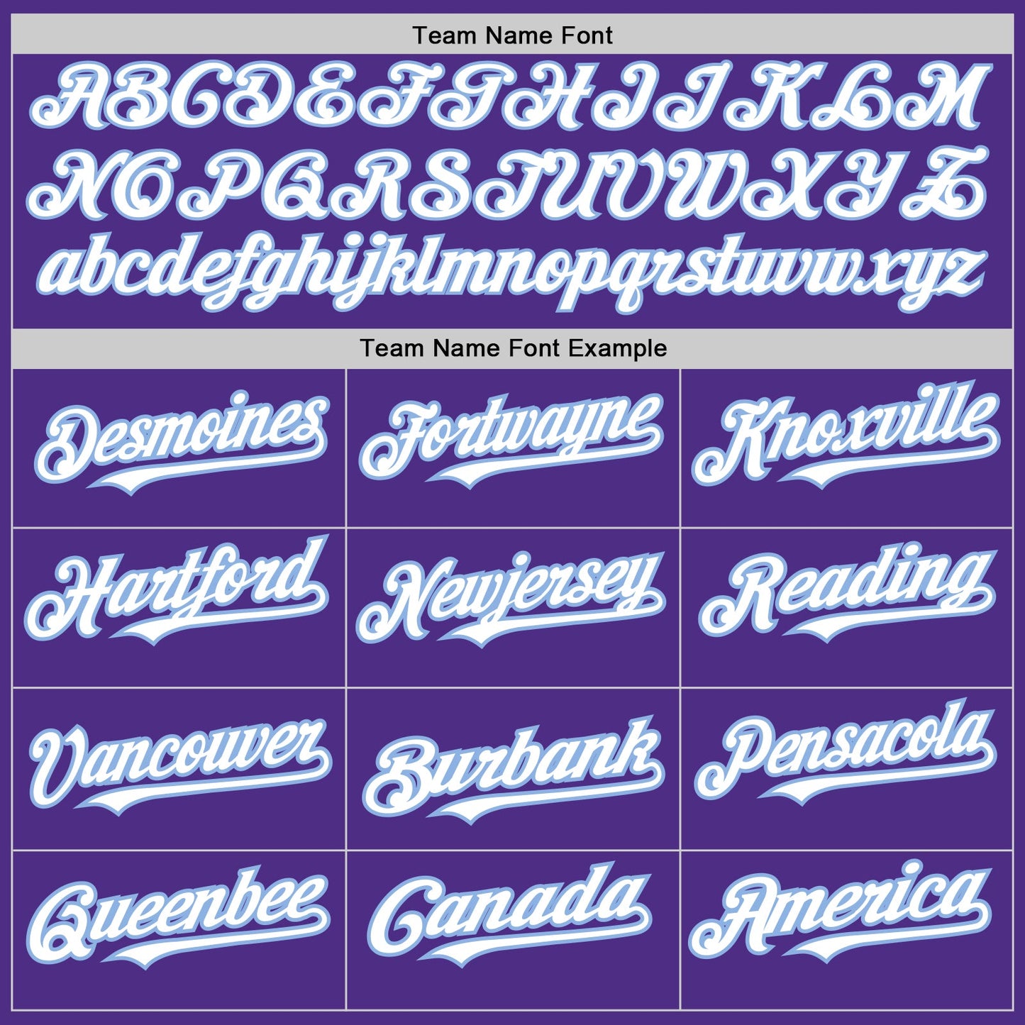 Custom Purple Light Blue Pinstripe White Two-Button Unisex Softball Jersey view 4
