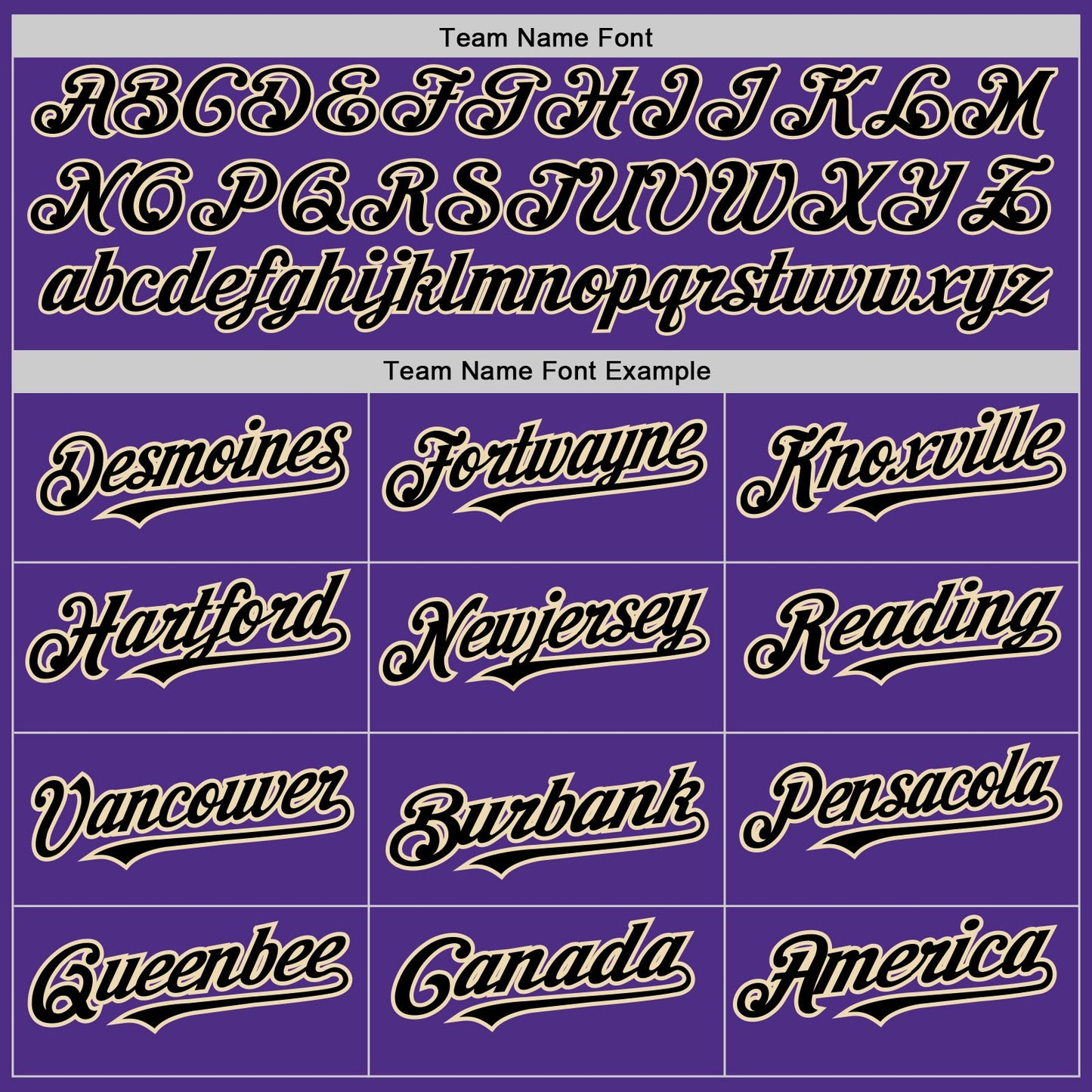 Custom Purple Black Pinstripe Cream Two-Button Unisex Softball Jersey view 4