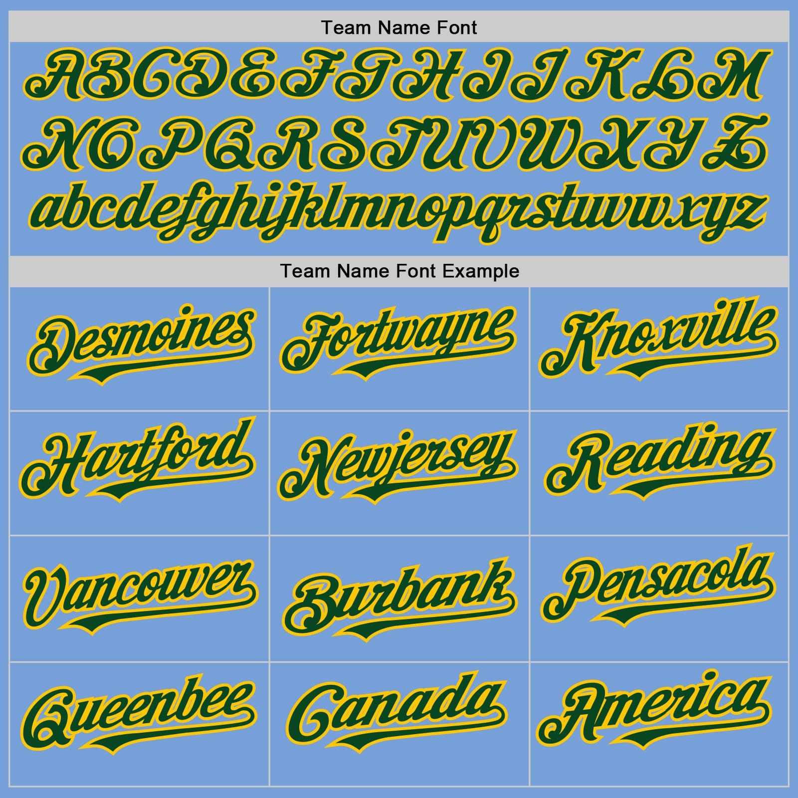 Custom Light Blue Yellow Pinstripe Green Two-Button Unisex Softball Jersey view 4