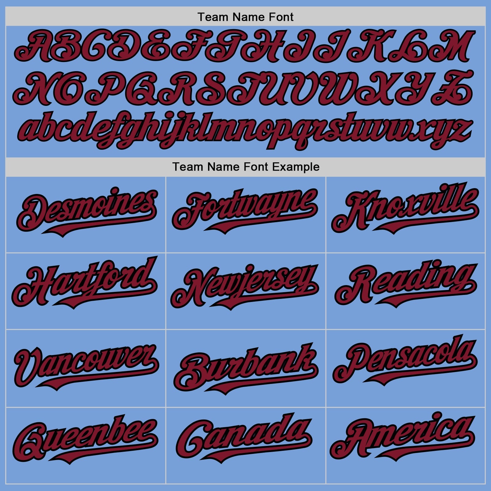 Custom Light Blue Black Pinstripe Crimson Two-Button Unisex Softball Jersey view 4