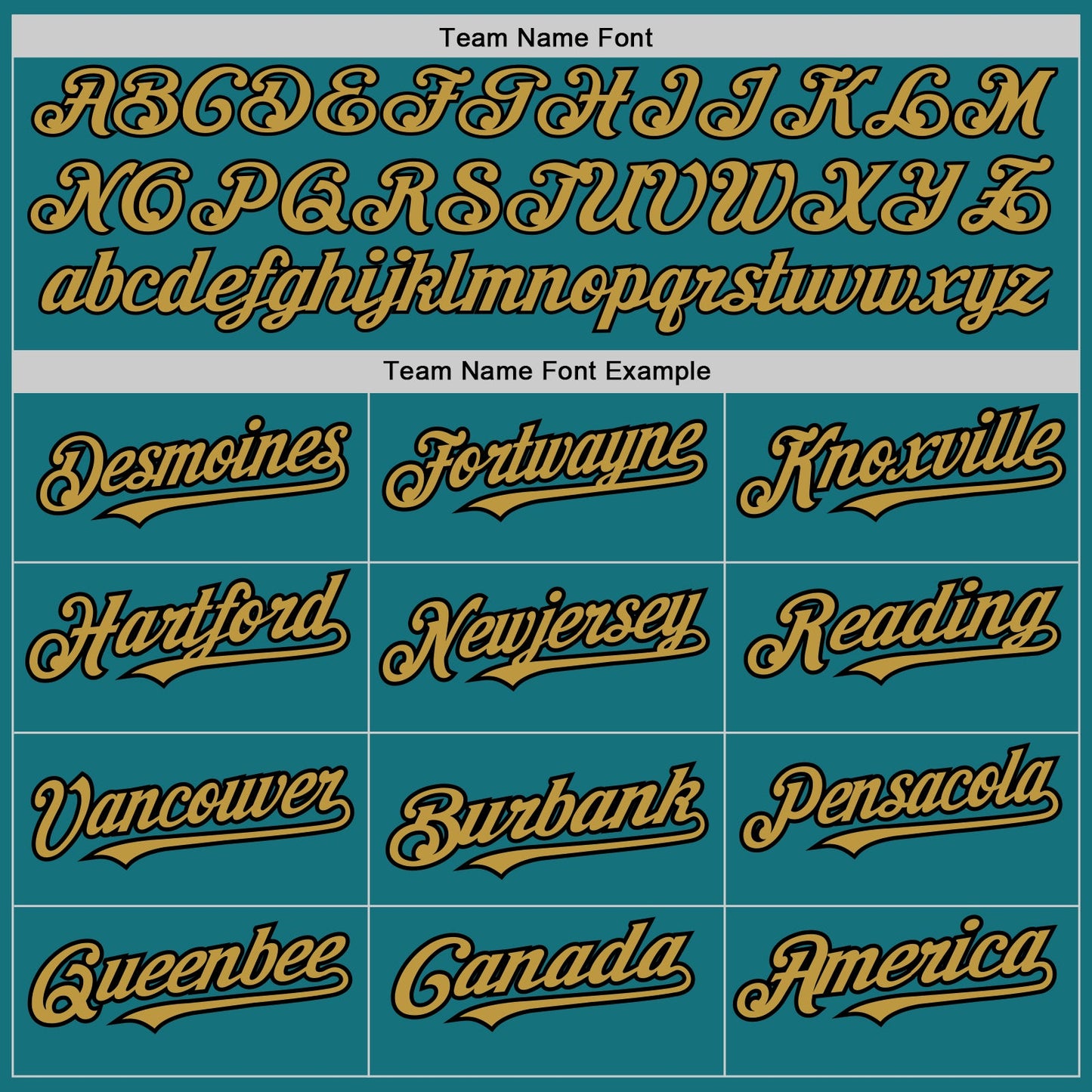 Custom Teal Black Pinstripe Old Gold Two-Button Unisex Softball Jersey view 4