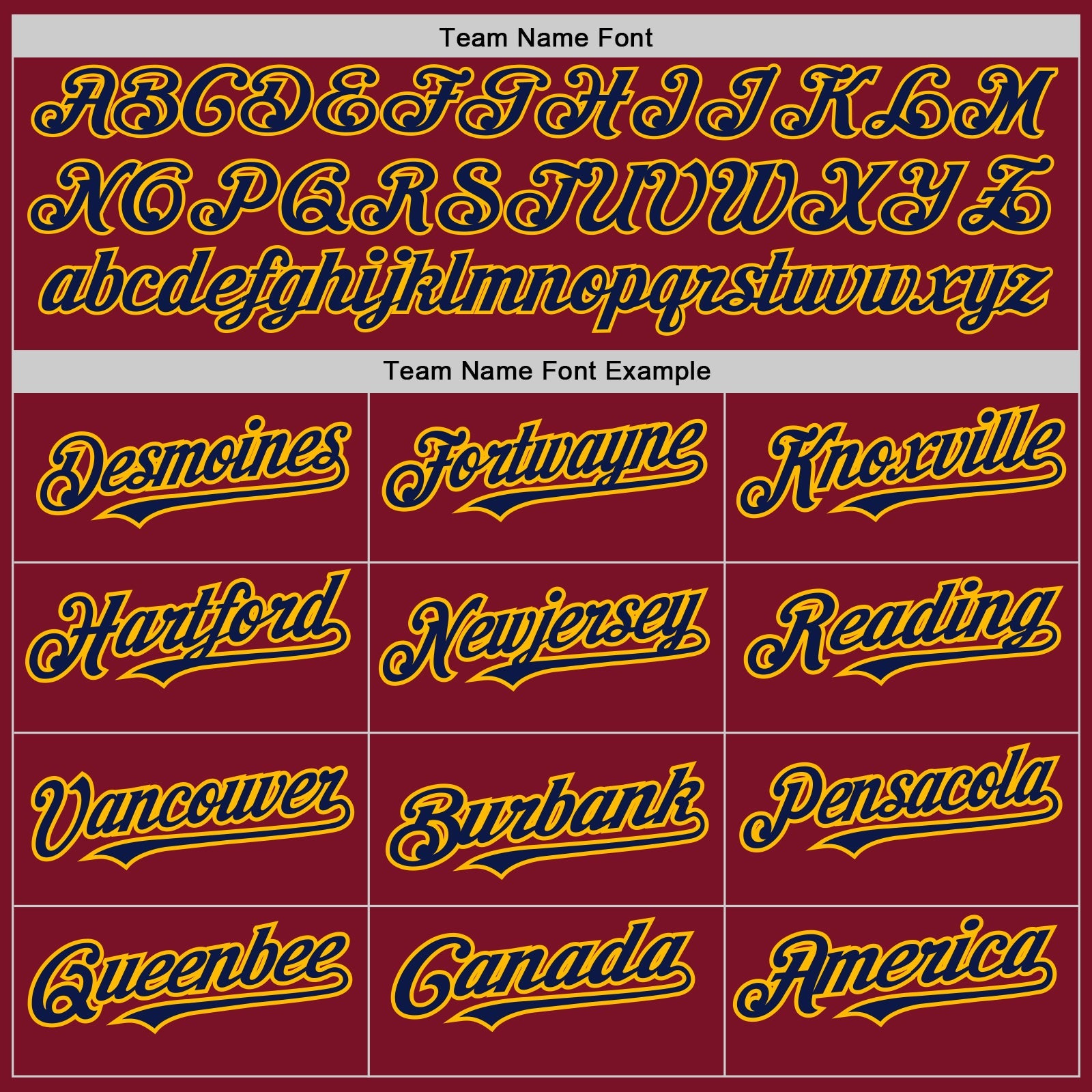 Custom Crimson Gold Pinstripe Navy Two-Button Unisex Softball Jersey view 4