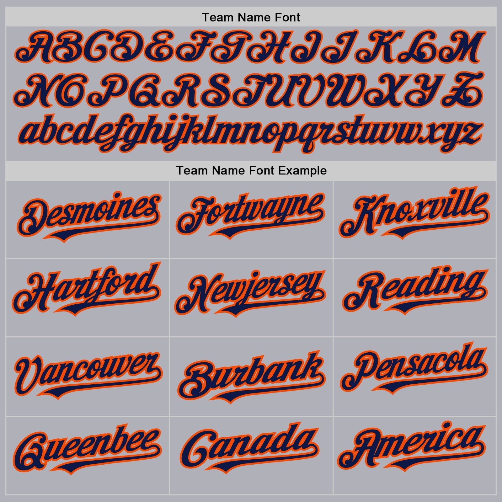 Custom Gray Navy Pinstripe Orange Two-Button Unisex Softball Jersey view 4
