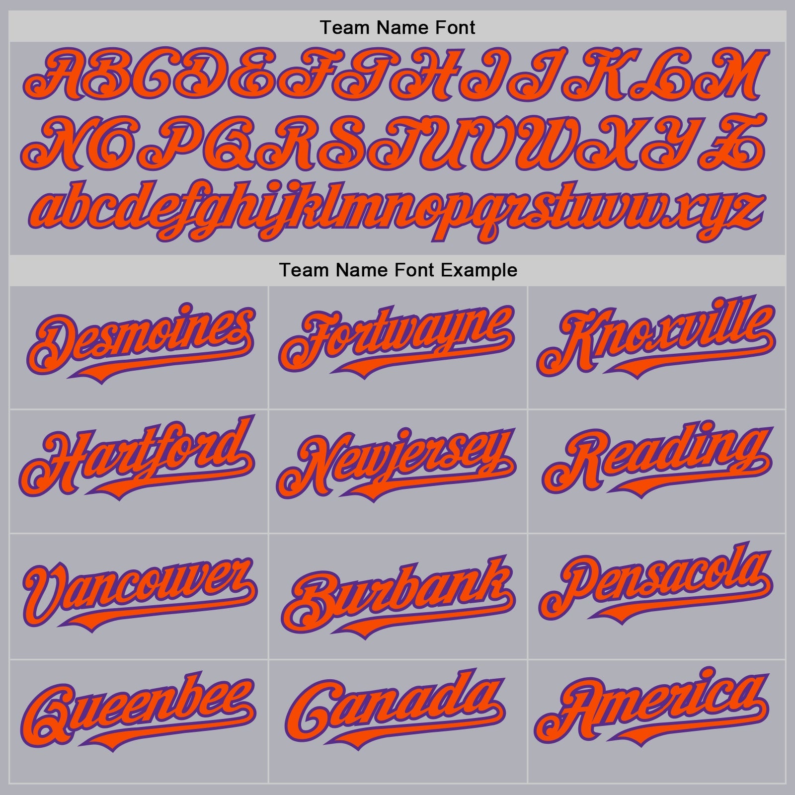 Custom Gray Purple Pinstripe Orange Two-Button Unisex Softball Jersey view 4