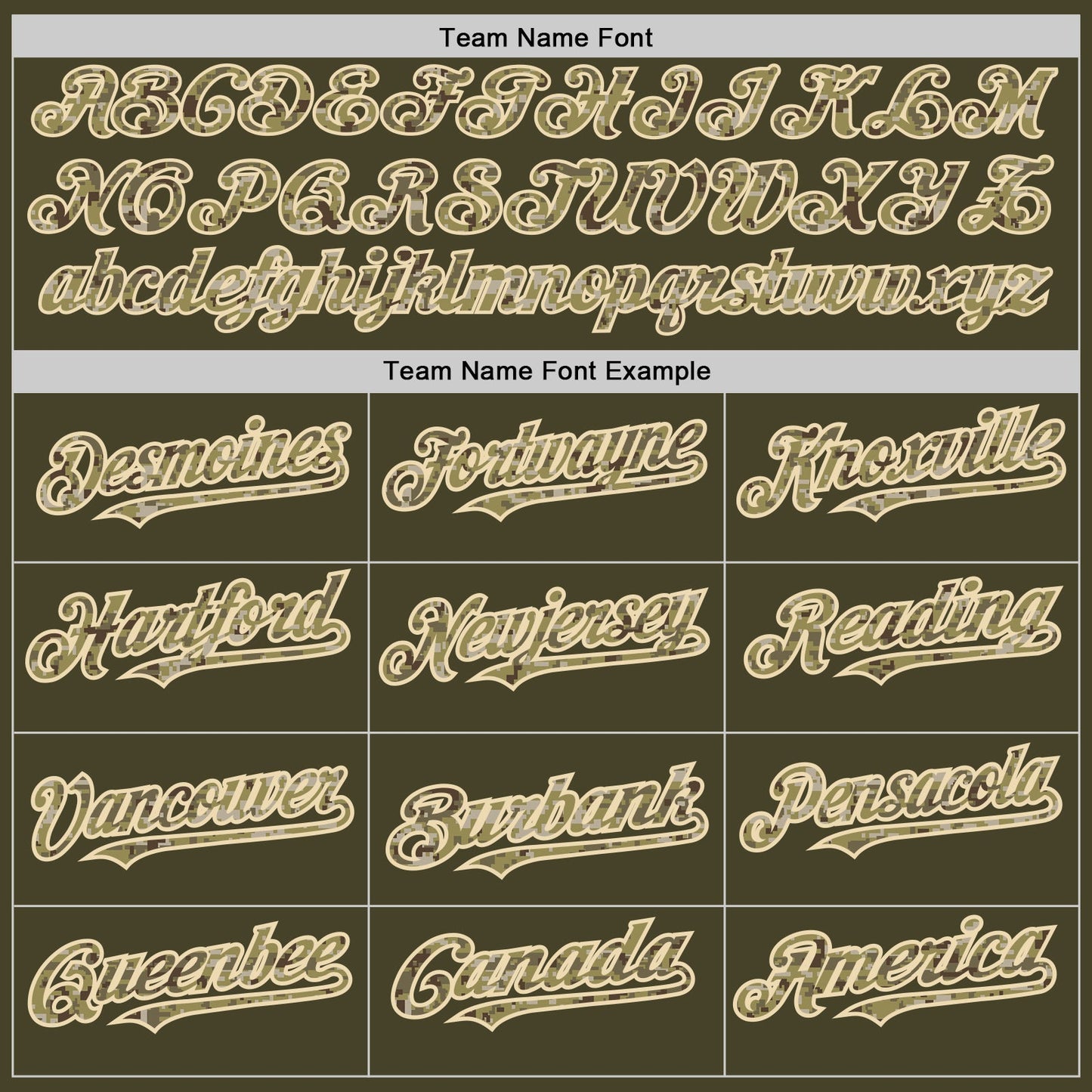 Custom Olive Cream Pinstripe Camo Salute To Service Two-Button Unisex Softball Jersey view 4