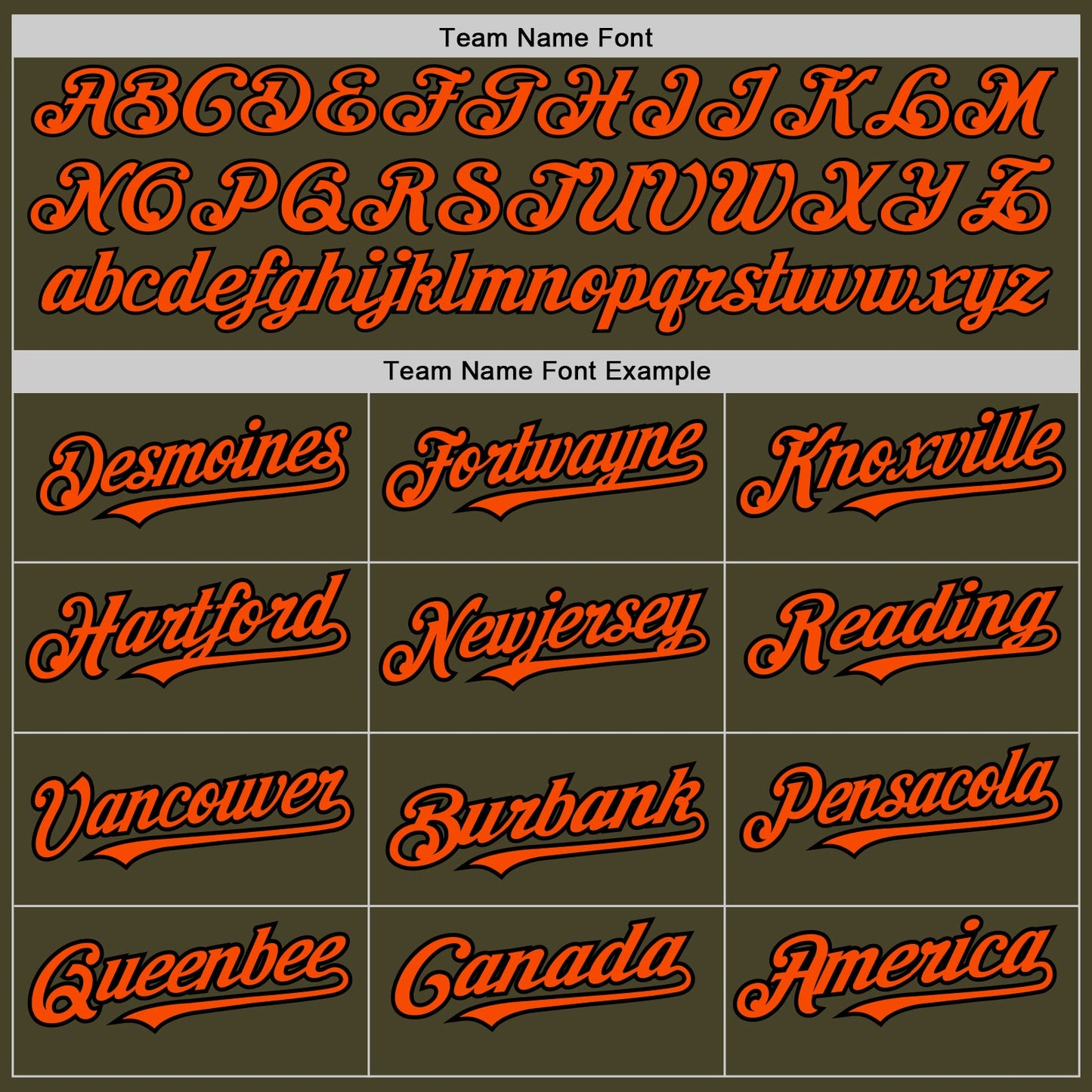 Custom Olive Black Pinstripe Orange Salute To Service Two-Button Unisex Softball Jersey view 4