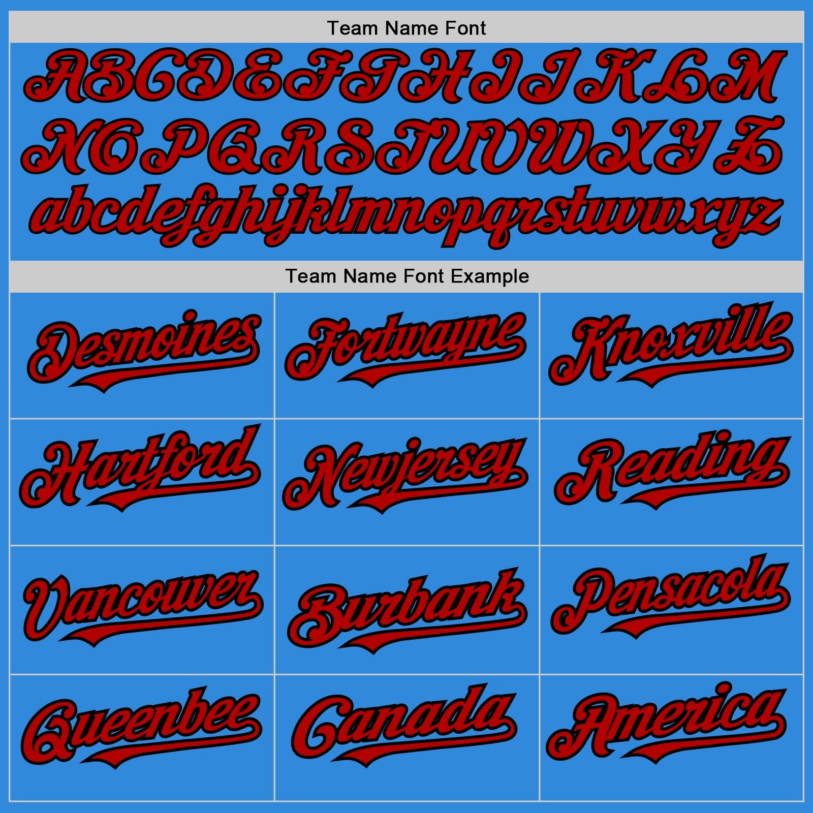Custom Electric Blue Black Pinstripe Red Two-Button Unisex Softball Jersey view 4