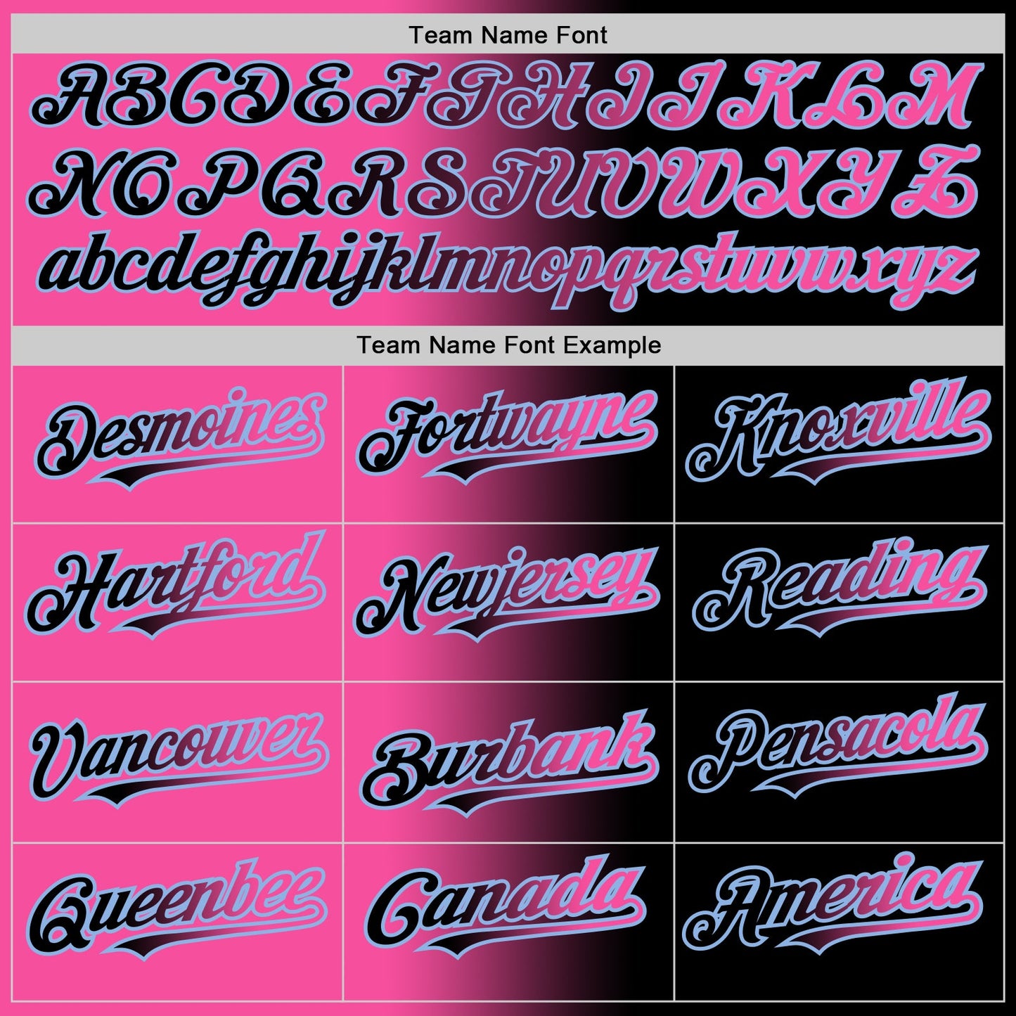 Custom Black Pink-Light Blue Gradient Fashion Two-Button Unisex Softball Jersey view 4