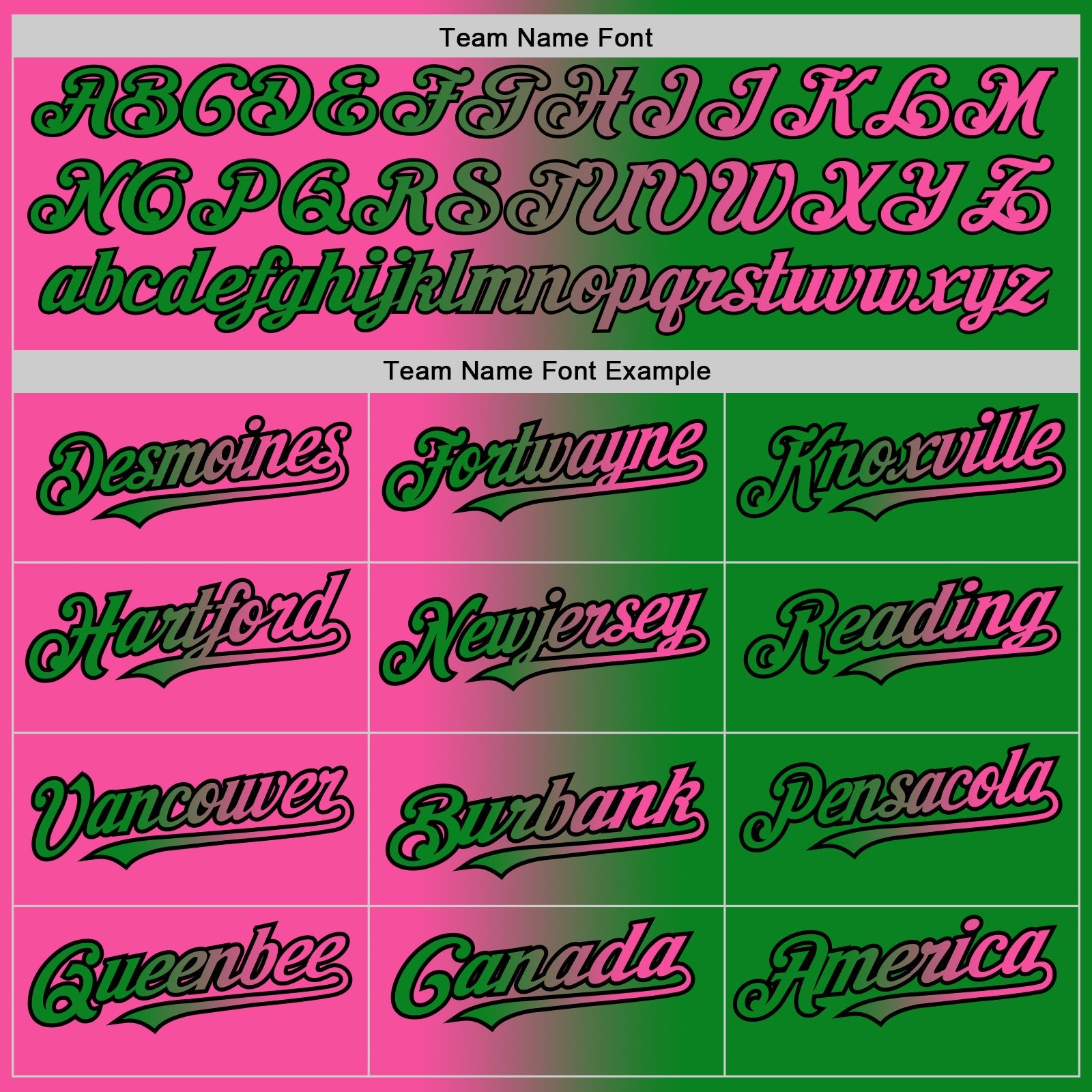 Custom Grass Green Pink-Black Gradient Fashion Two-Button Unisex Softball Jersey view 4