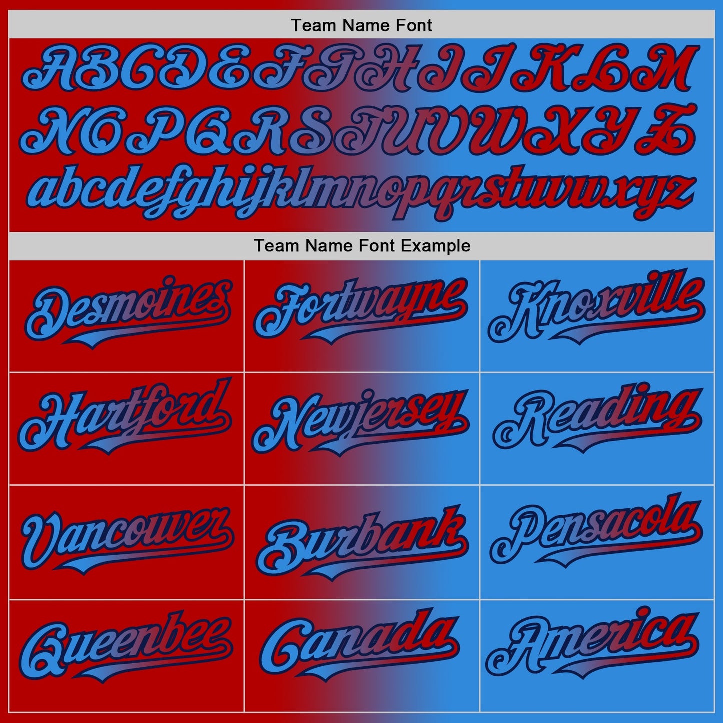 Custom Electric Blue Red-Navy Gradient Fashion Two-Button Unisex Softball Jersey view 4
