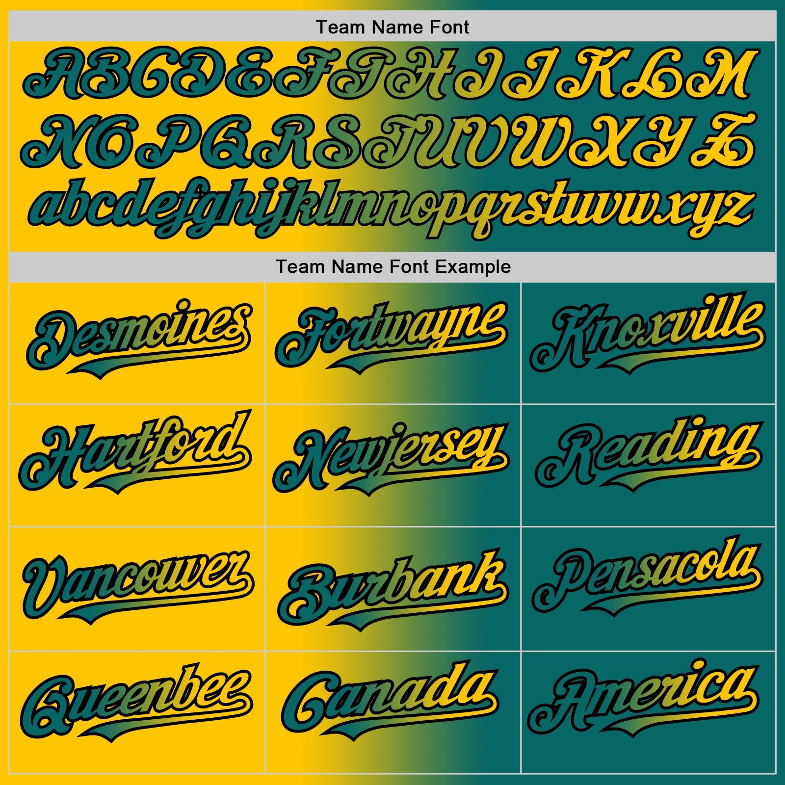 Custom Teal Yellow-Black Gradient Fashion Two-Button Unisex Softball Jersey view 4