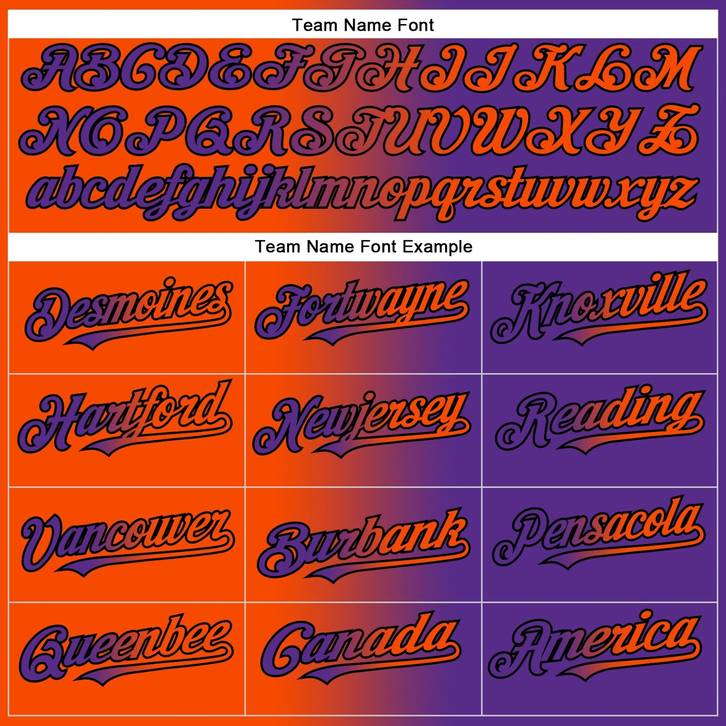 Custom Purple Orange-Black Gradient Fashion Two-Button Unisex Softball Jersey view 4