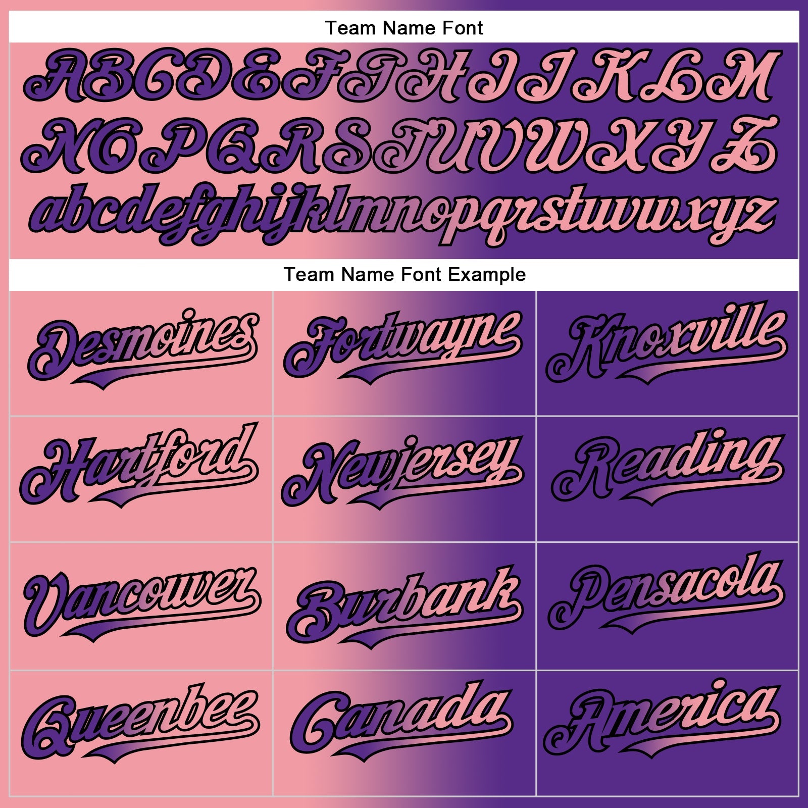 Custom Purple Medium Pink-Black Gradient Fashion Two-Button Unisex Softball Jersey view 4