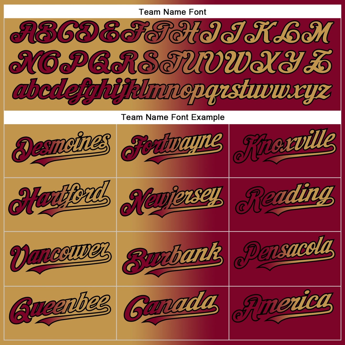 Custom Maroon Old Gold-Black Gradient Fashion Two-Button Unisex Softball Jersey view 4