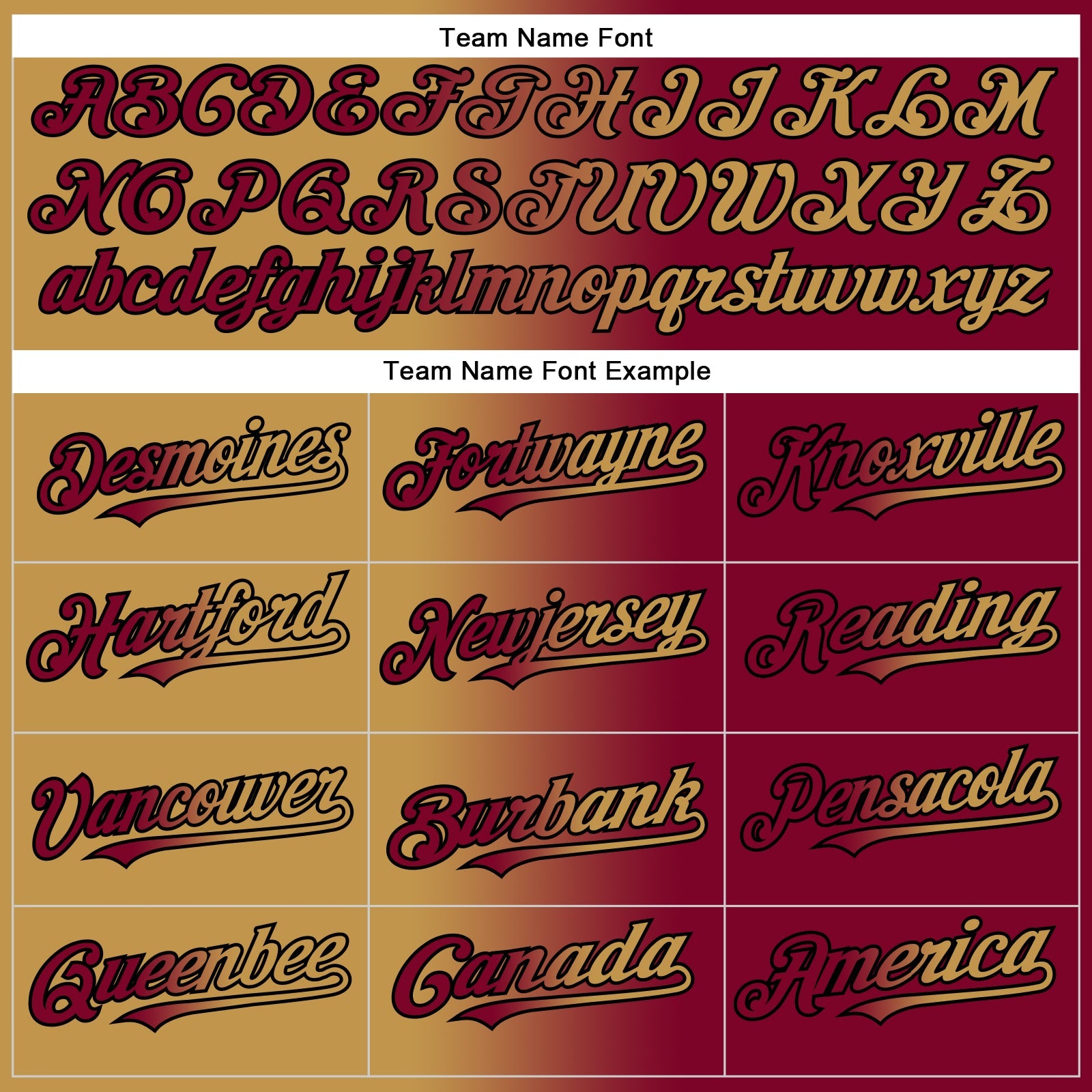 Custom Maroon Old Gold-Black Gradient Fashion Two-Button Unisex Softball Jersey view 4