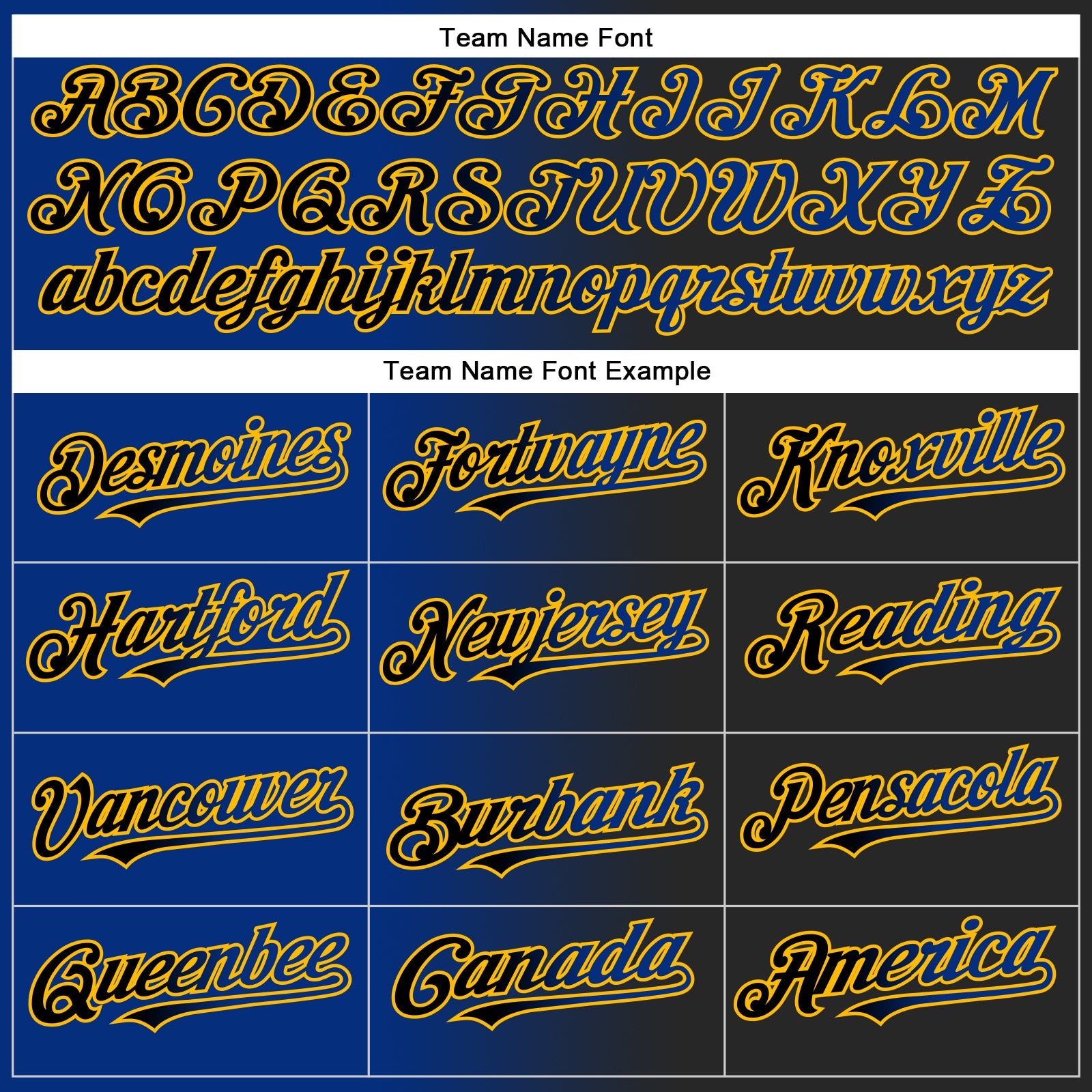 Custom Black Royal-Gold Gradient Fashion Two-Button Unisex Softball Jersey view 4