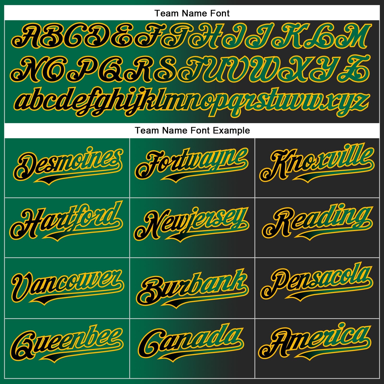 Custom Black Kelly Green-Gold Gradient Fashion Two-Button Unisex Softball Jersey view 4
