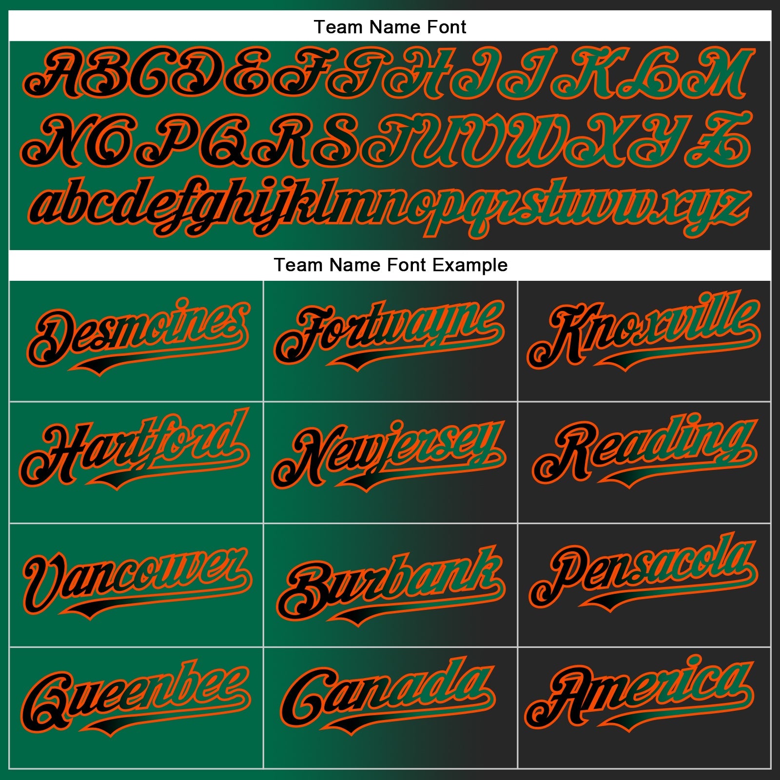 Custom Black Kelly Green-Orange Gradient Fashion Two-Button Unisex Softball Jersey view 4