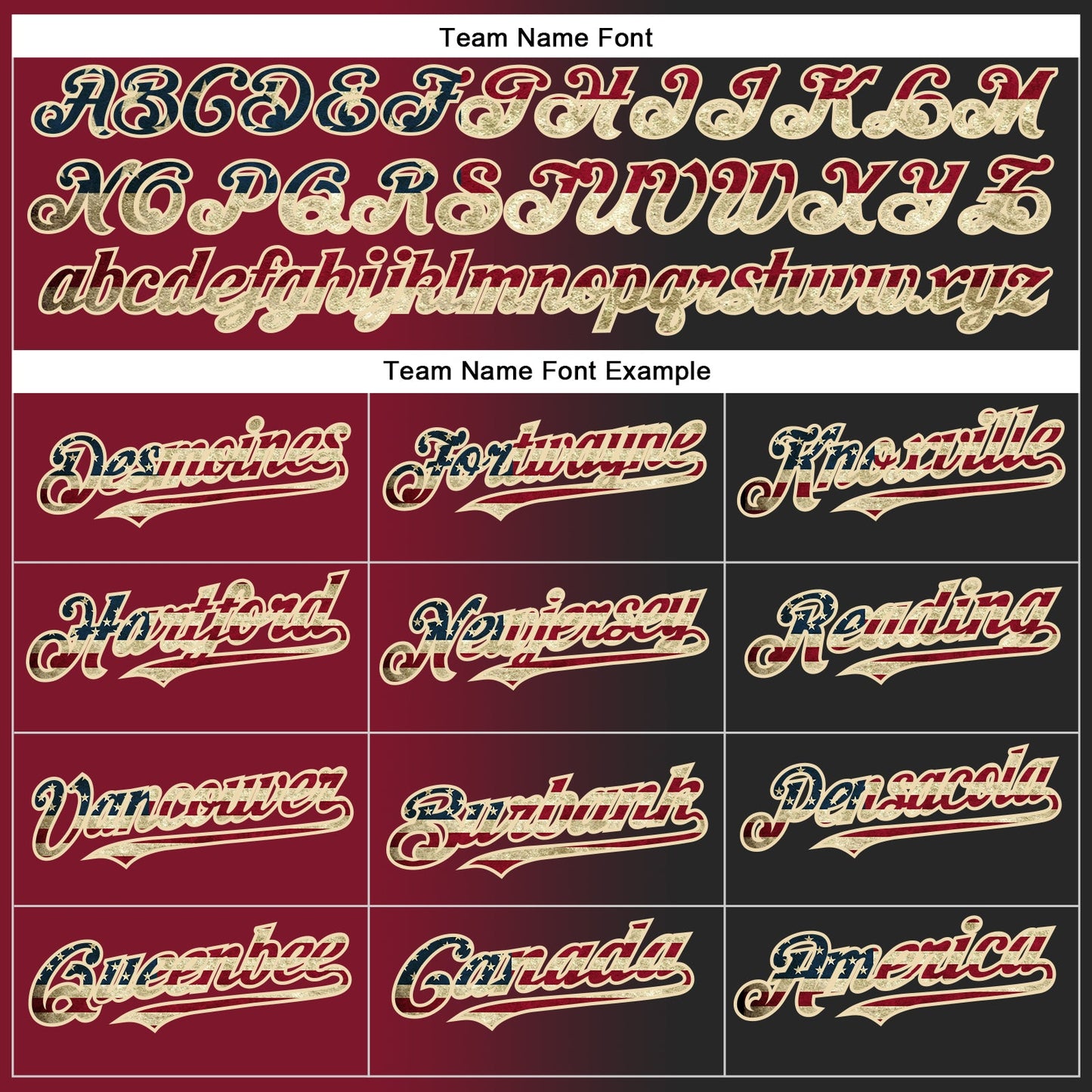 Custom Black Vintage USA Flag Crimson-City Cream Gradient Fashion Two-Button Unisex Softball Jersey view 4