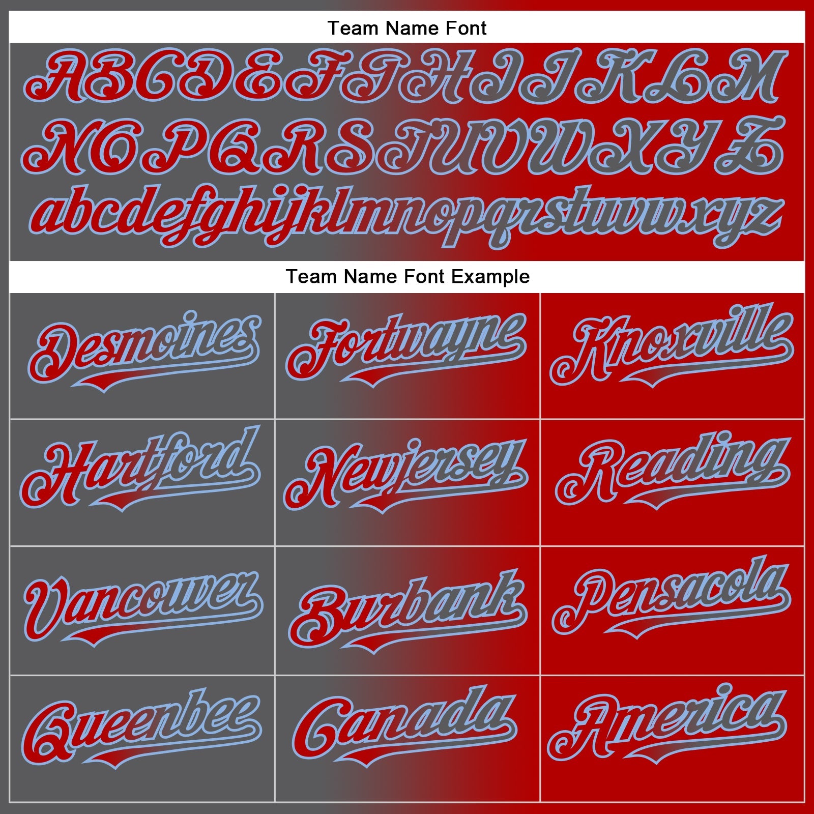 Custom Red Steel Gray-Light Blue Gradient Fashion Two-Button Unisex Softball Jersey view 4