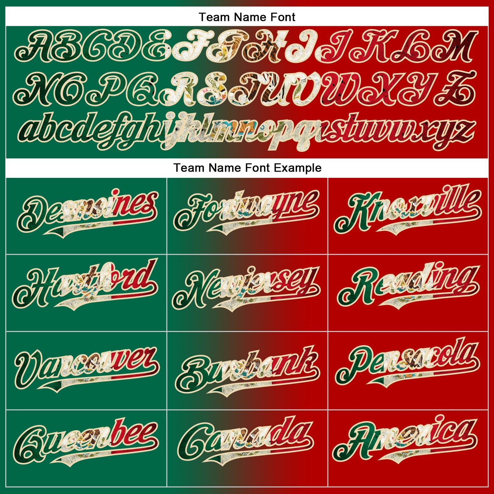 Custom Red Vintage Mexican Flag Kelly Green-City Cream Gradient Fashion Two-Button Unisex Softball Jersey view 4