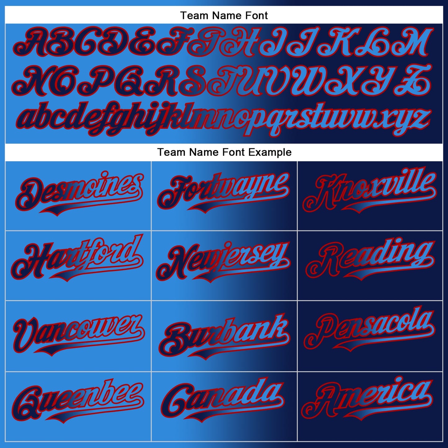 Custom Navy Electric Blue-Red Gradient Fashion Two-Button Unisex Softball Jersey view 4