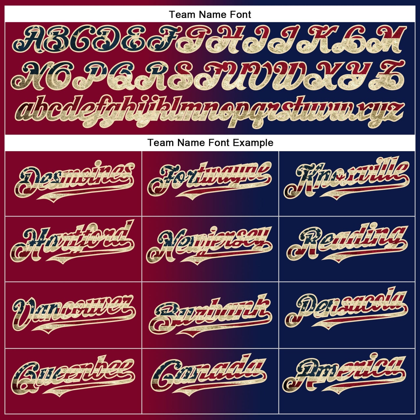 Custom Navy Vintage USA Flag Maroon-City Cream Gradient Fashion Two-Button Unisex Softball Jersey view 4