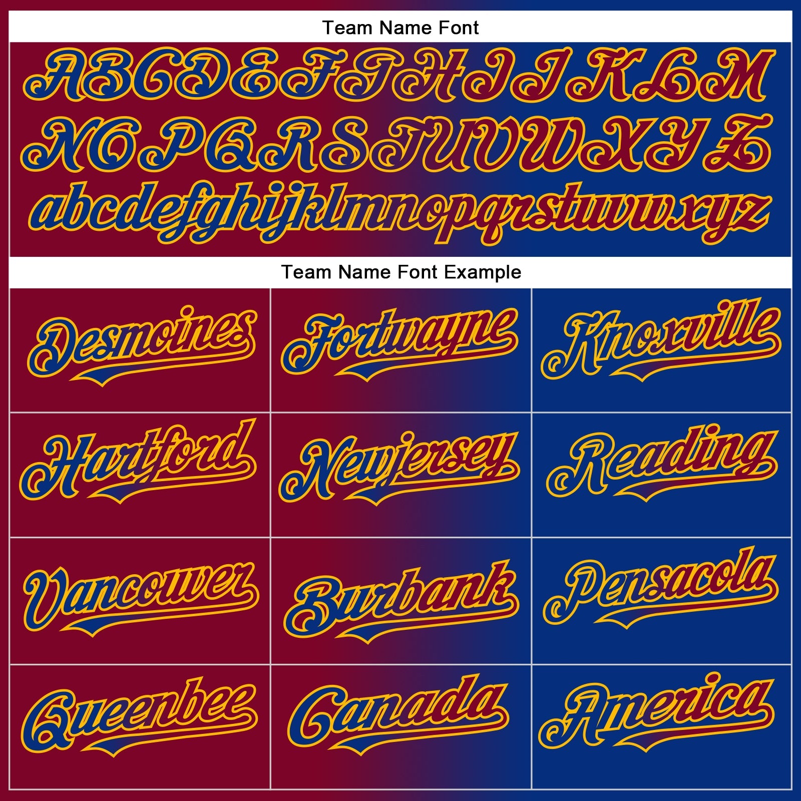 Custom Royal Maroon-Gold Gradient Fashion Two-Button Unisex Softball Jersey view 4