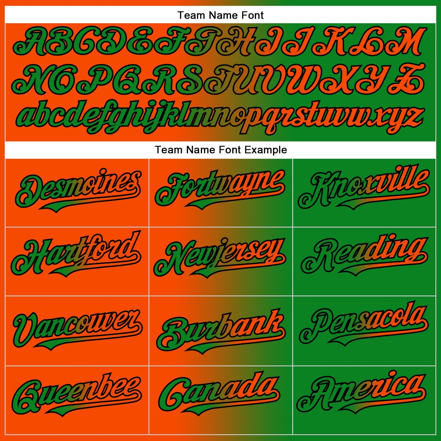 Custom Grass Green Orange-Black Gradient Fashion Two-Button Unisex Softball Jersey view 4