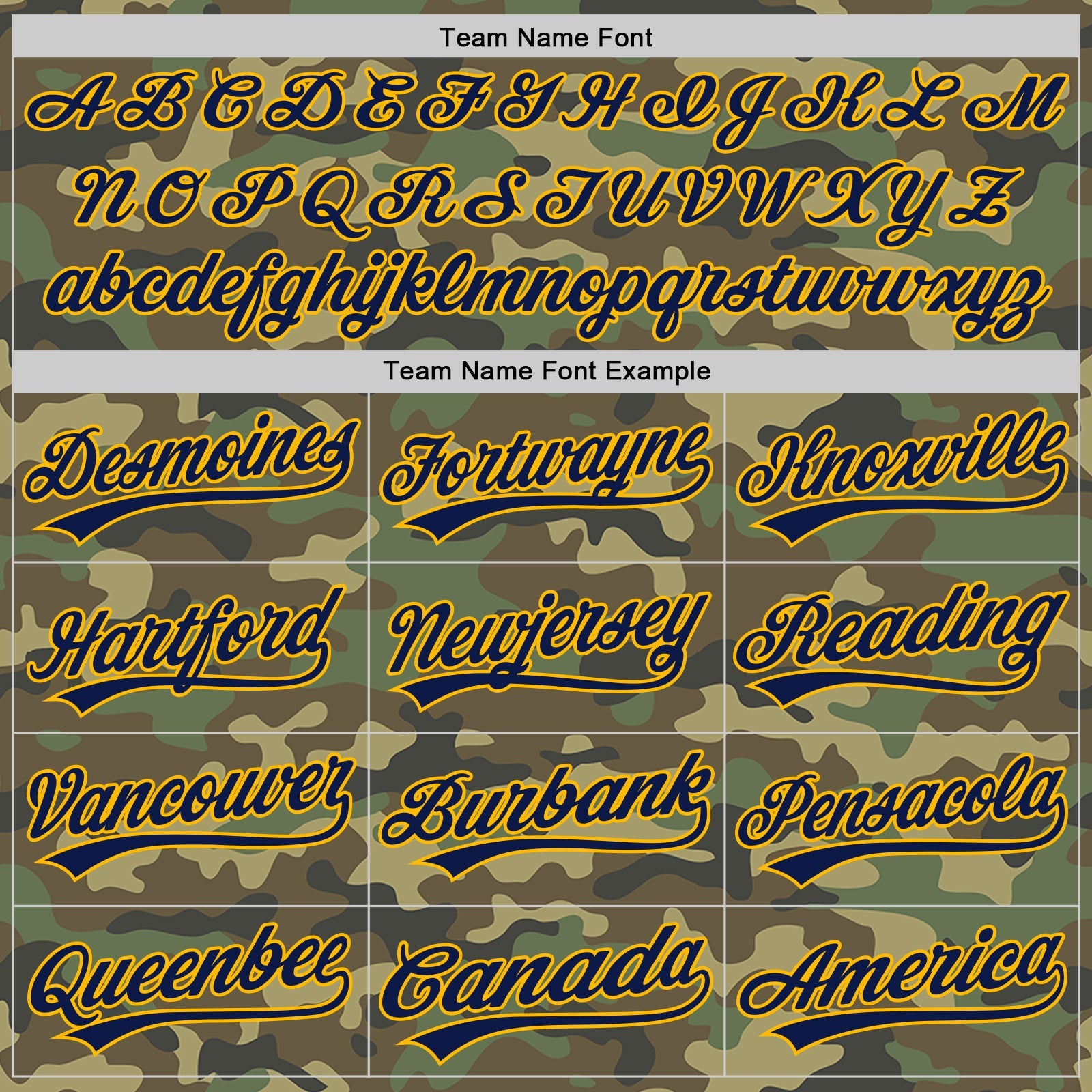 Custom Camo Navy-Gold Salute To Service Two-Button Unisex Softball Jersey view 4