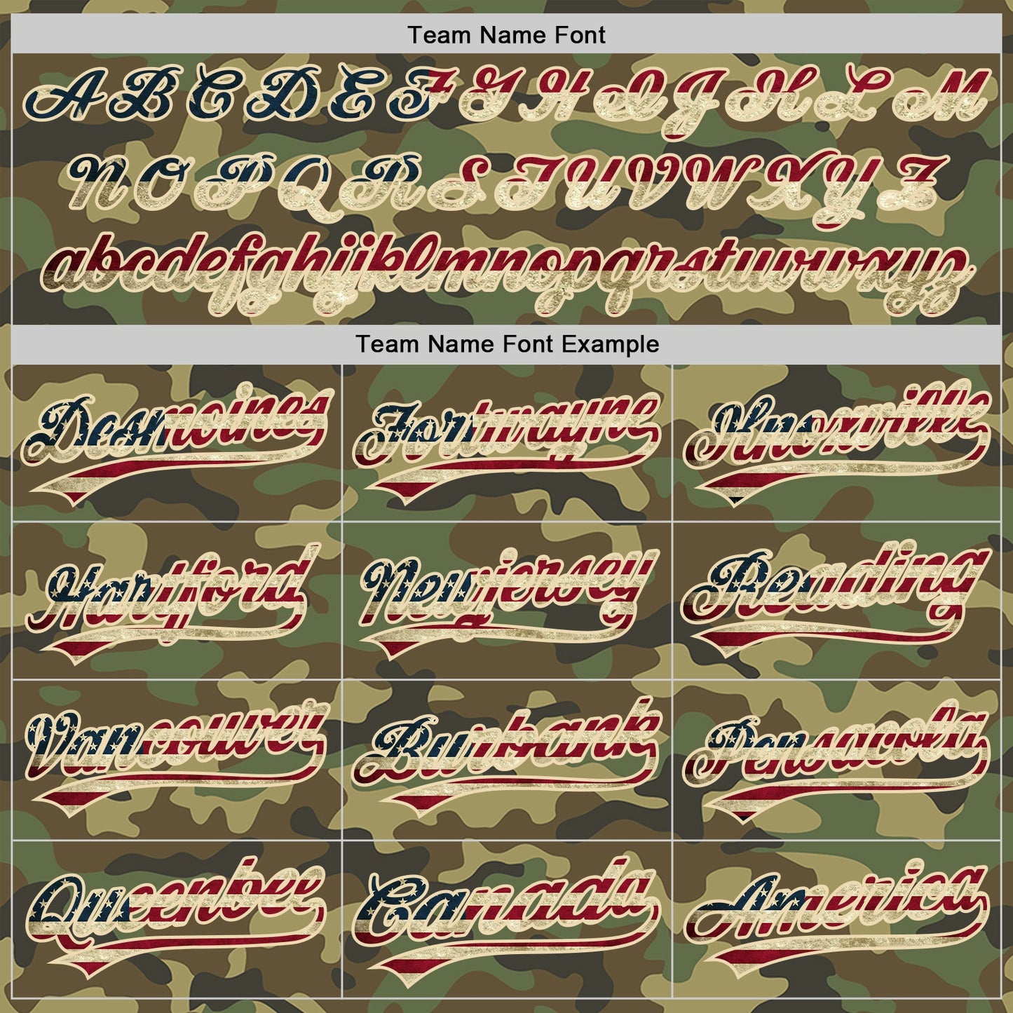 Custom Camo Vintage USA Flag-Cream Salute To Service Two-Button Unisex Softball Jersey view 4
