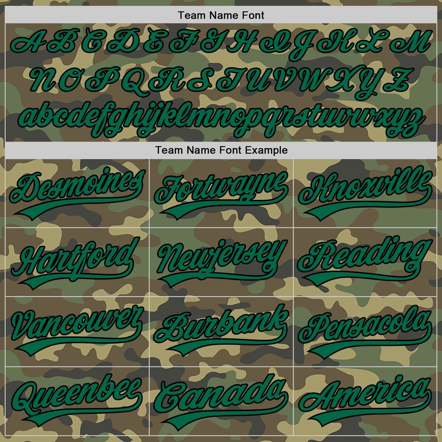 Custom Camo Kelly Green-Black Salute To Service Two-Button Unisex Softball Jersey view 4