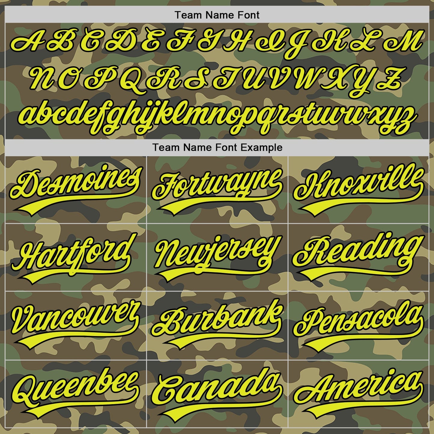 Custom Camo Neon Yellow-Black Salute To Service Two-Button Unisex Softball Jersey view 4