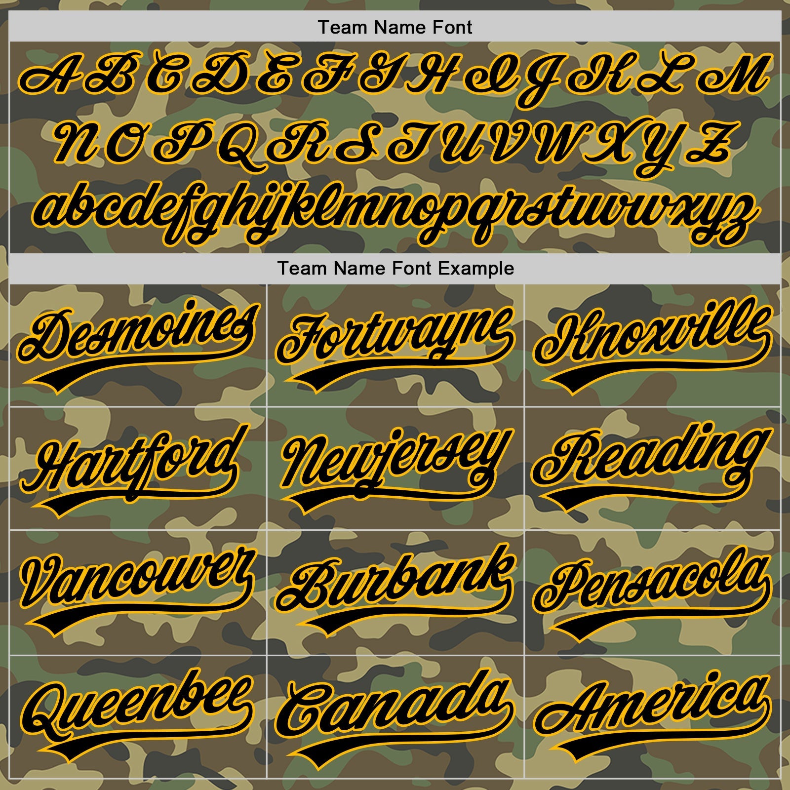 Custom Camo Black-Gold Salute To Service Two-Button Unisex Softball Jersey view 4