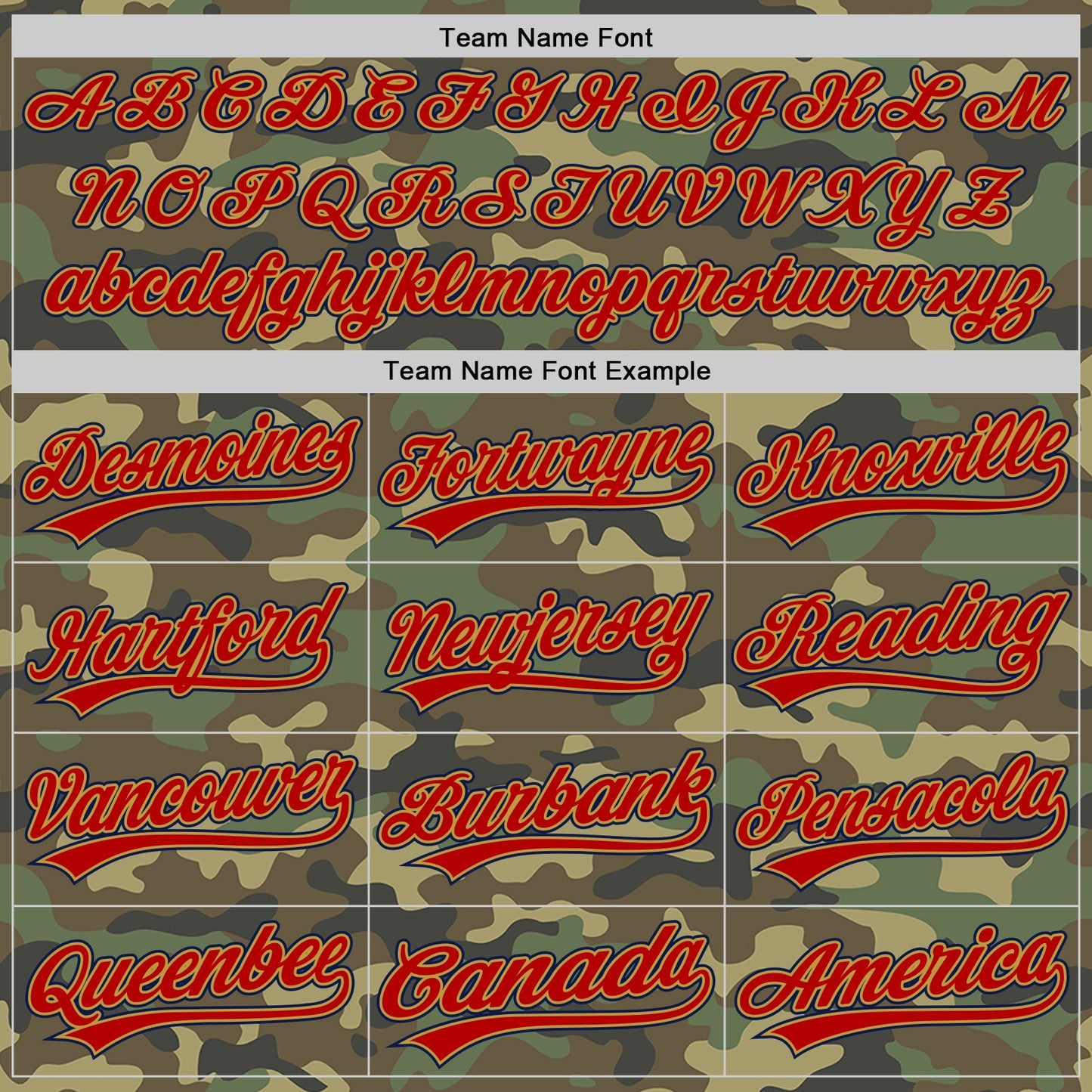 Custom Camo Red Old Gold-Navy Salute To Service Two-Button Unisex Softball Jersey view 4