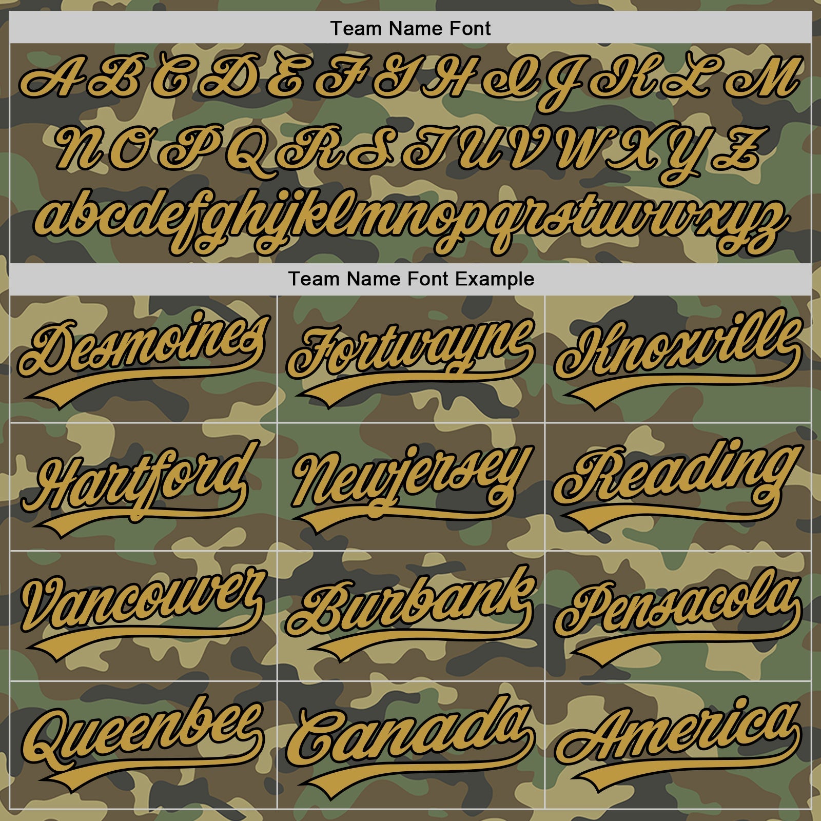 Custom Camo Old Gold-Black Salute To Service Two-Button Unisex Softball Jersey view 4