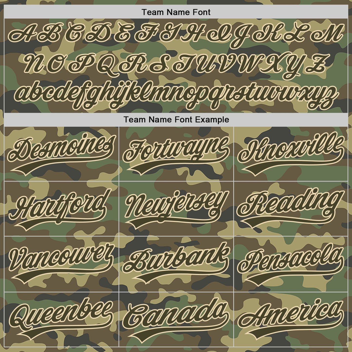 Custom Camo Olive-Cream Salute To Service Two-Button Unisex Softball Jersey view 4
