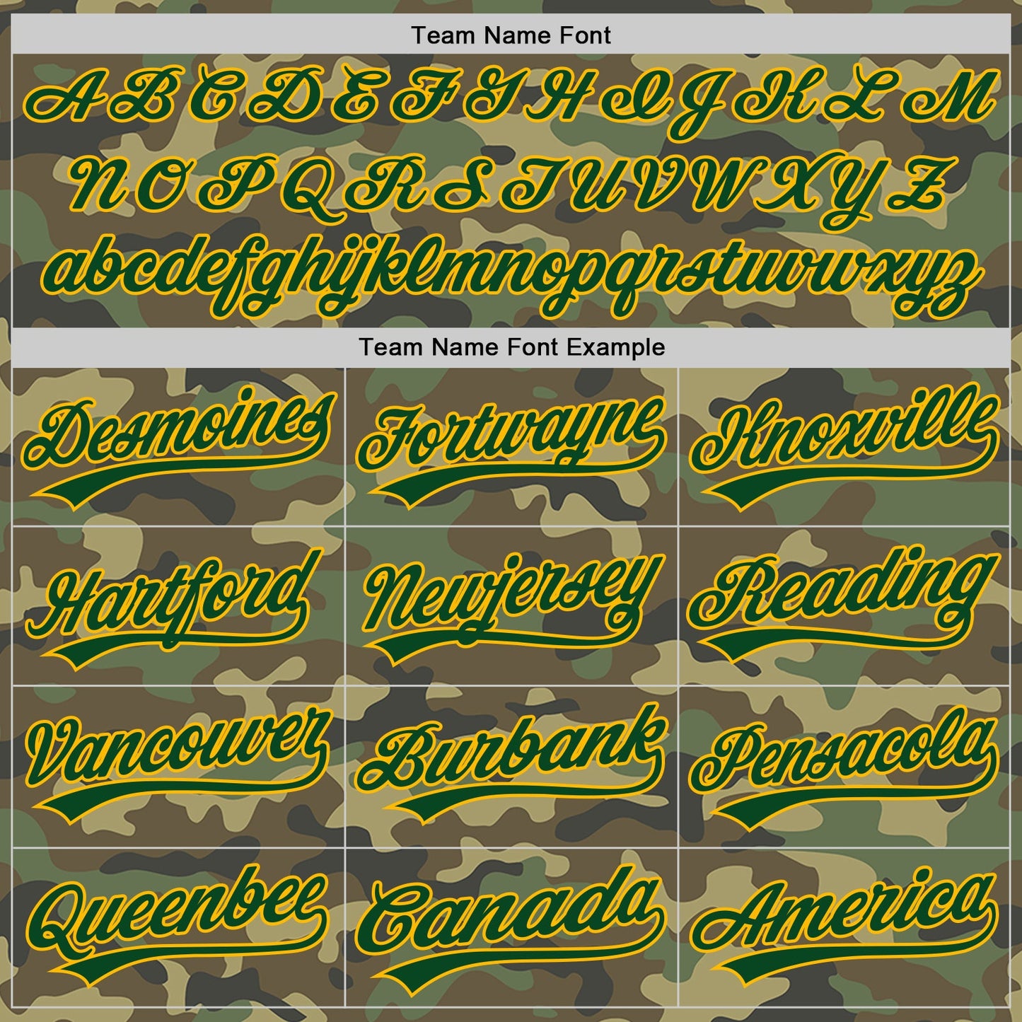 Custom Camo Green-Gold Salute To Service Two-Button Unisex Softball Jersey view 4