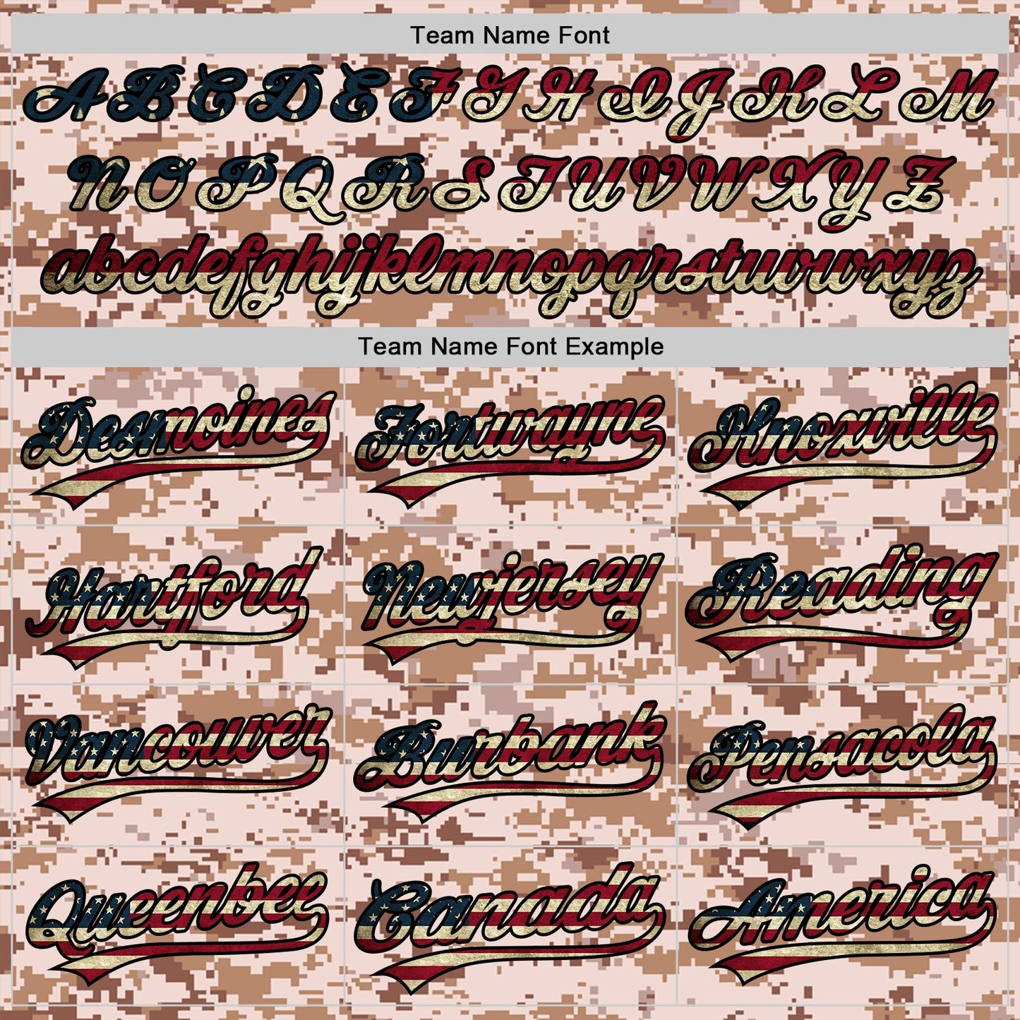 Custom Camo Vintage USA Flag-Black Salute To Service Two-Button Unisex Softball Jersey view 4