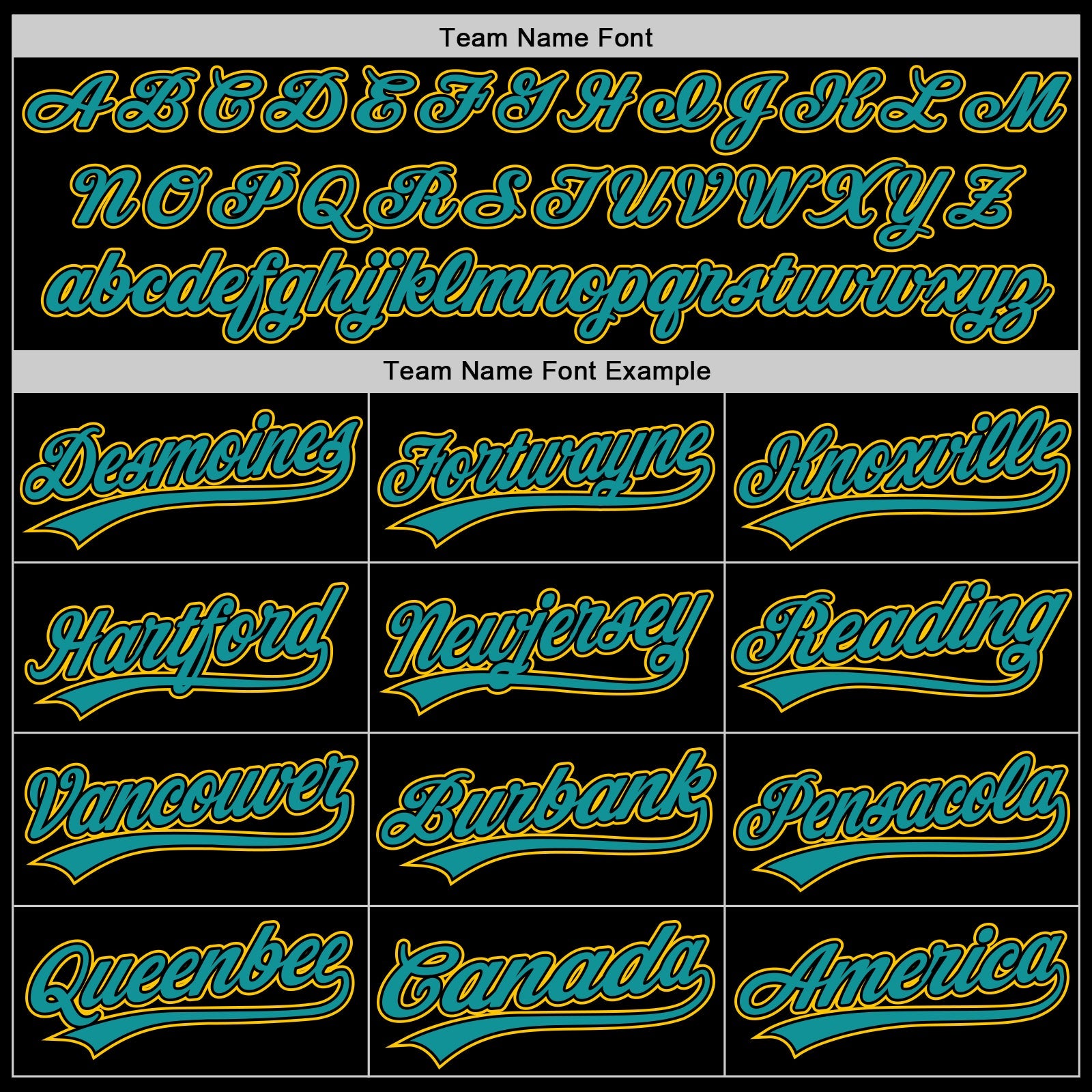 Custom Black Teal-Yellow Two-Button Unisex Softball Jersey view 4