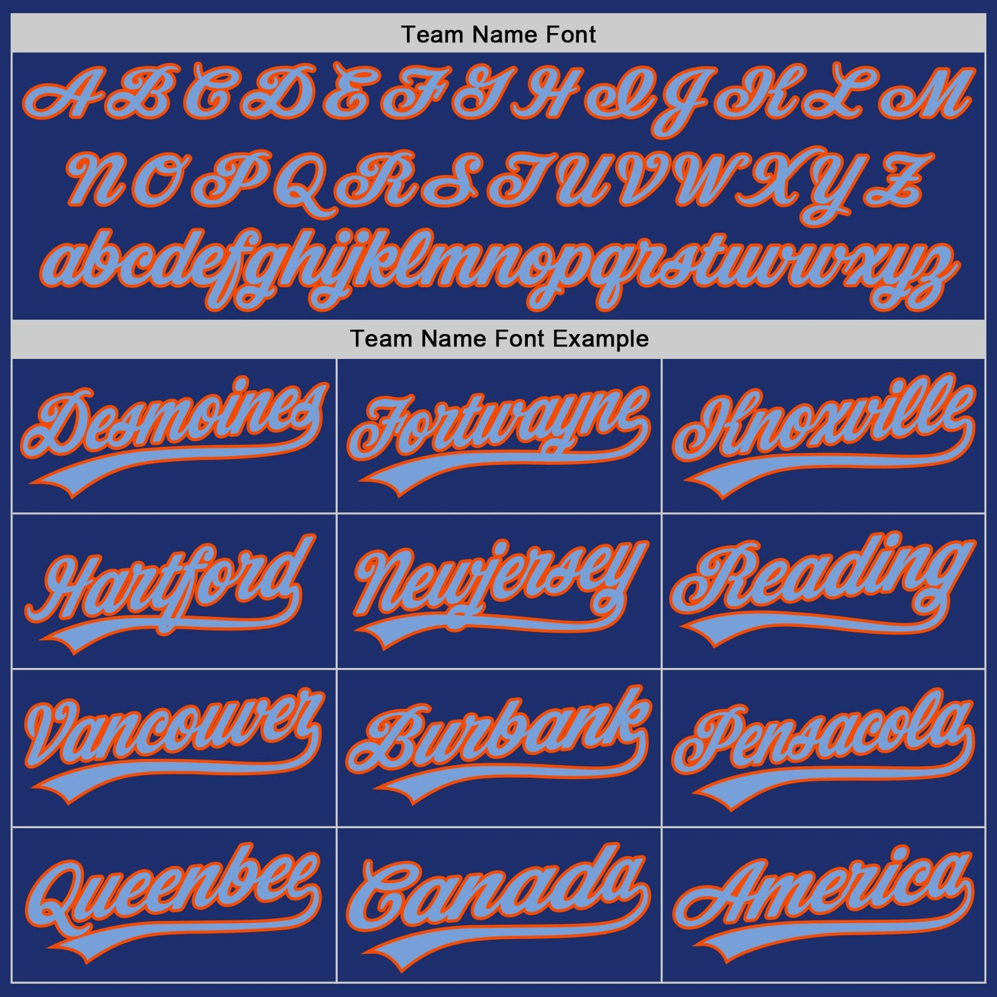 Custom Royal Powder Blue-Orange Two-Button Unisex Softball Jersey view 4