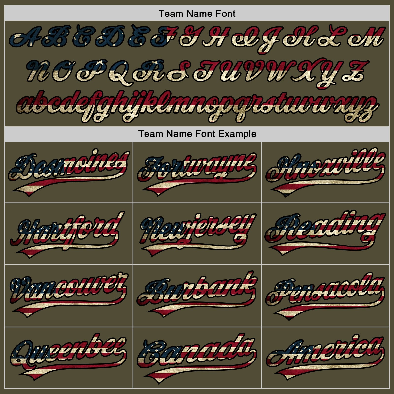 Custom Olive Vintage USA Flag-Black Salute To Service Two-Button Unisex Softball Jersey view 4