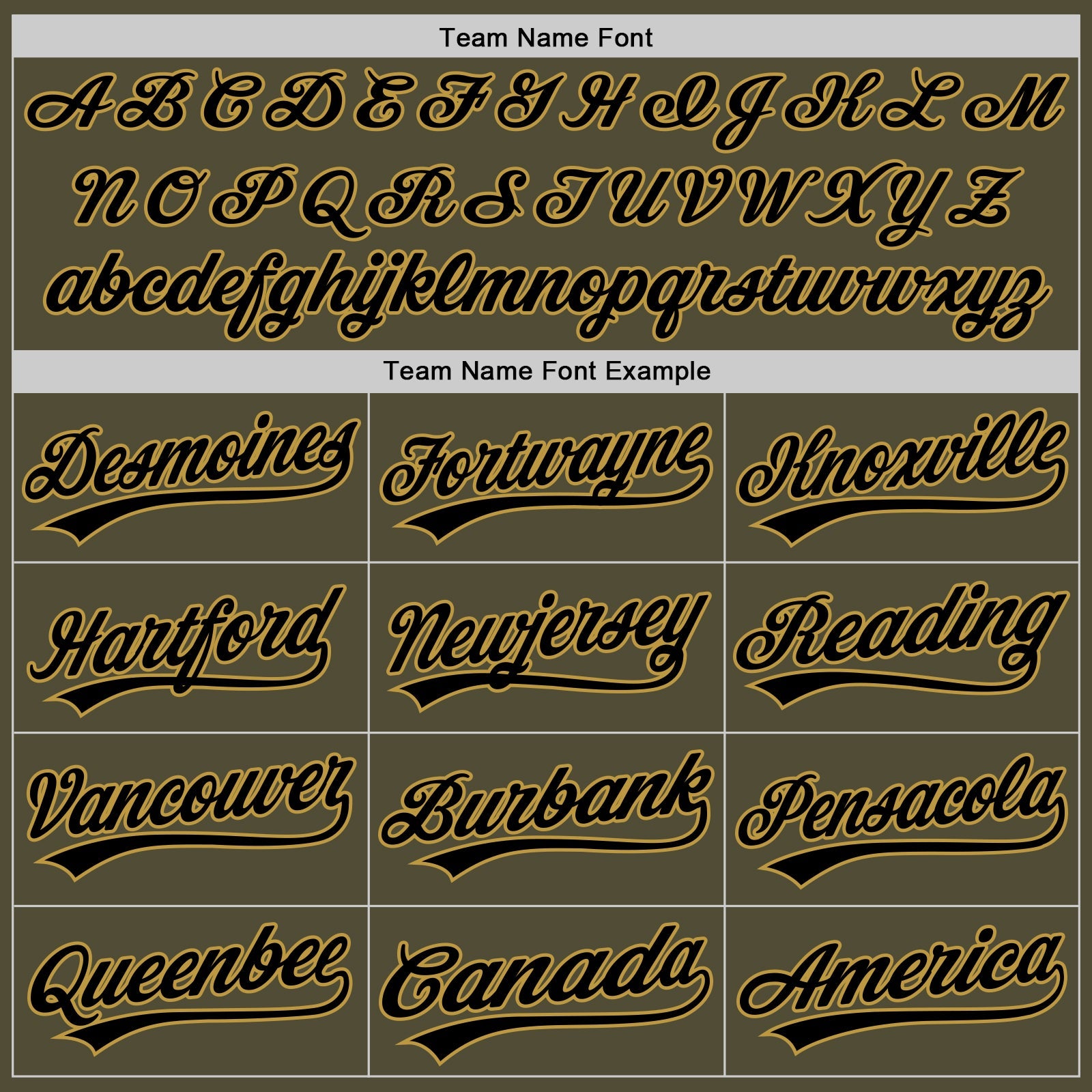 Custom Olive Black-Old Gold Salute To Service Two-Button Unisex Softball Jersey view 4