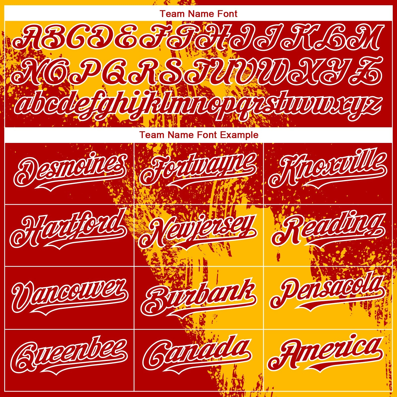 Custom Gold Red-White 3D Pattern Abstract Brush Stroke Two-Button Unisex Softball Jersey view 4