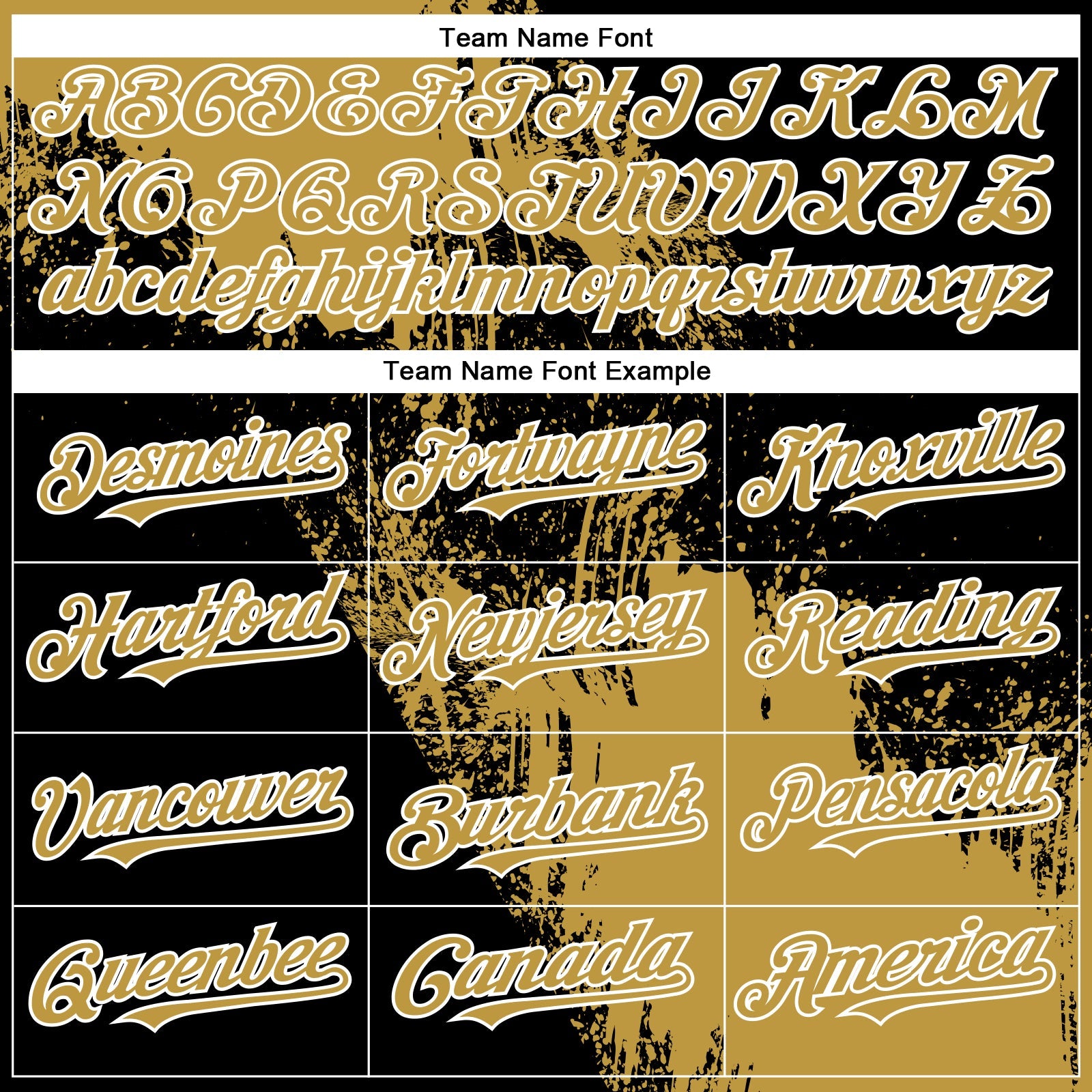 Custom Old Gold Black-White 3D Pattern Abstract Brush Stroke Two-Button Unisex Softball Jersey view 4