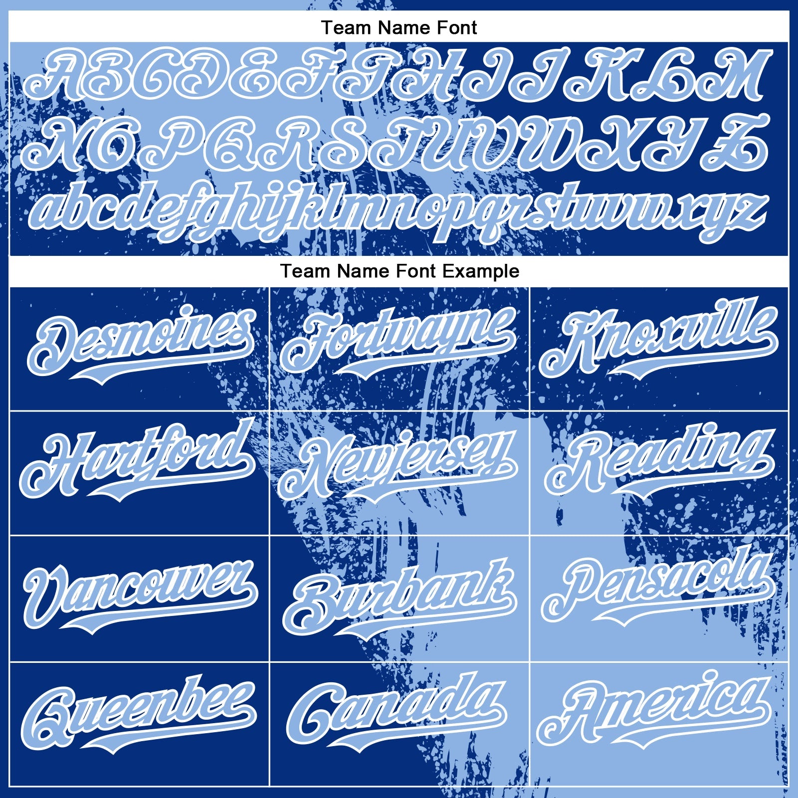 Custom Light Blue Royal-White 3D Pattern Abstract Brush Stroke Two-Button Unisex Softball Jersey view 4