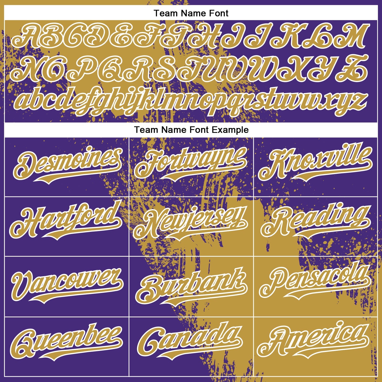 Custom Old Gold Purple-White 3D Pattern Abstract Brush Stroke Two-Button Unisex Softball Jersey view 4