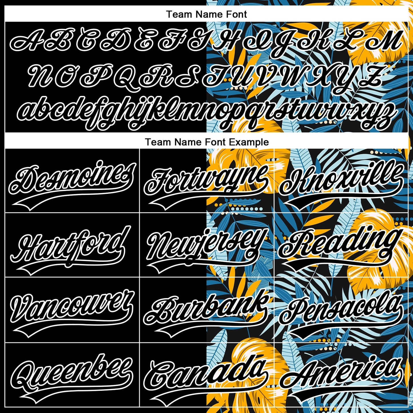 Custom Black White 3D Pattern Hawaii Tropical Leaves Two-Button Unisex Softball Jersey view 4